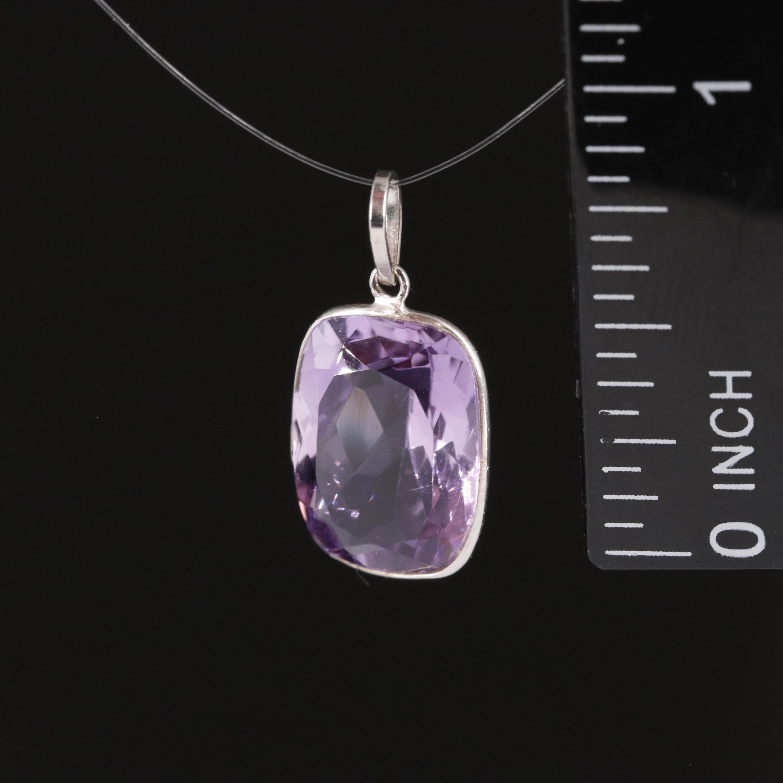 14K Amethyst Pendant