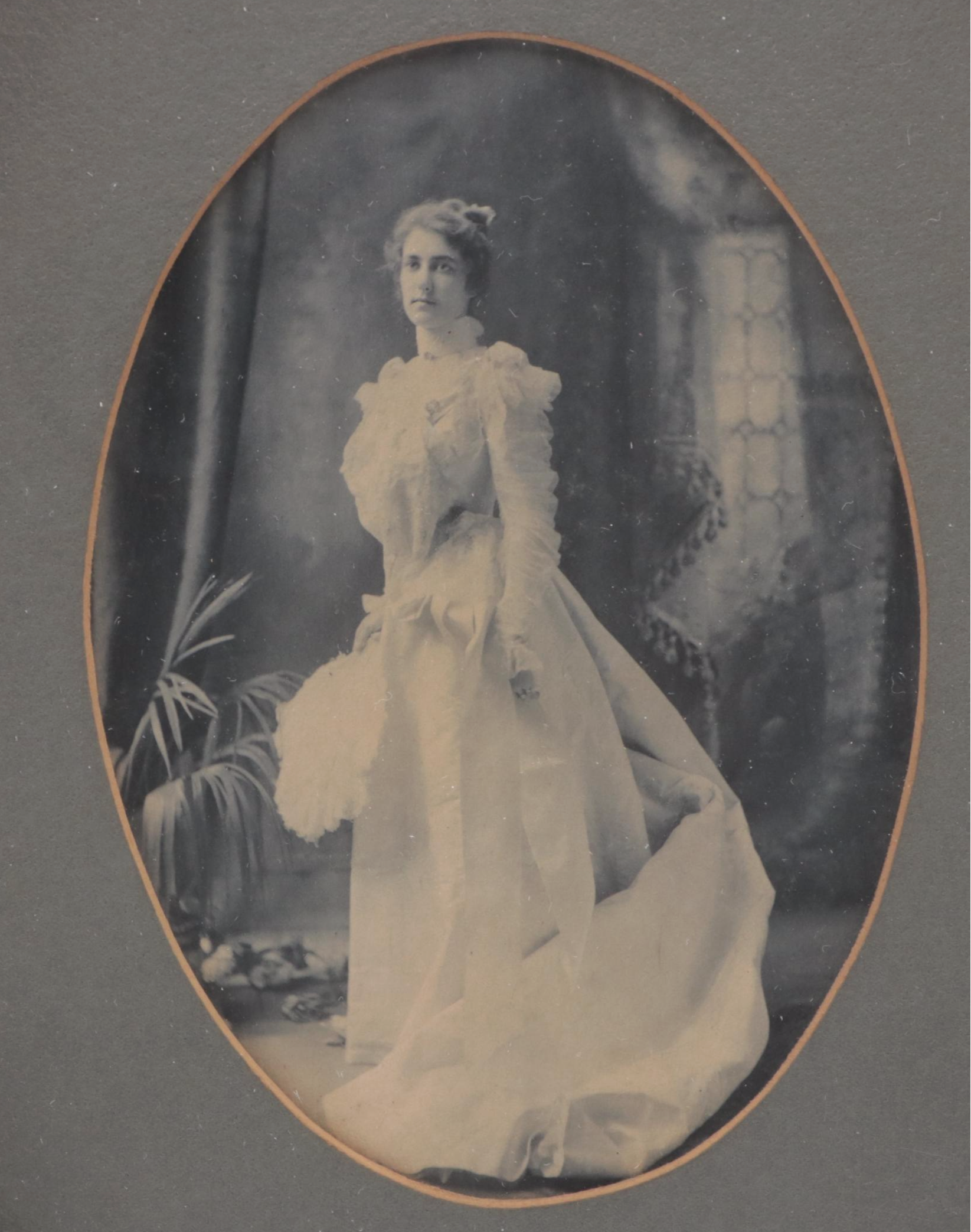 Tintypes, Silver Gelatin and Other Framed Photographs of Women, Men and Children