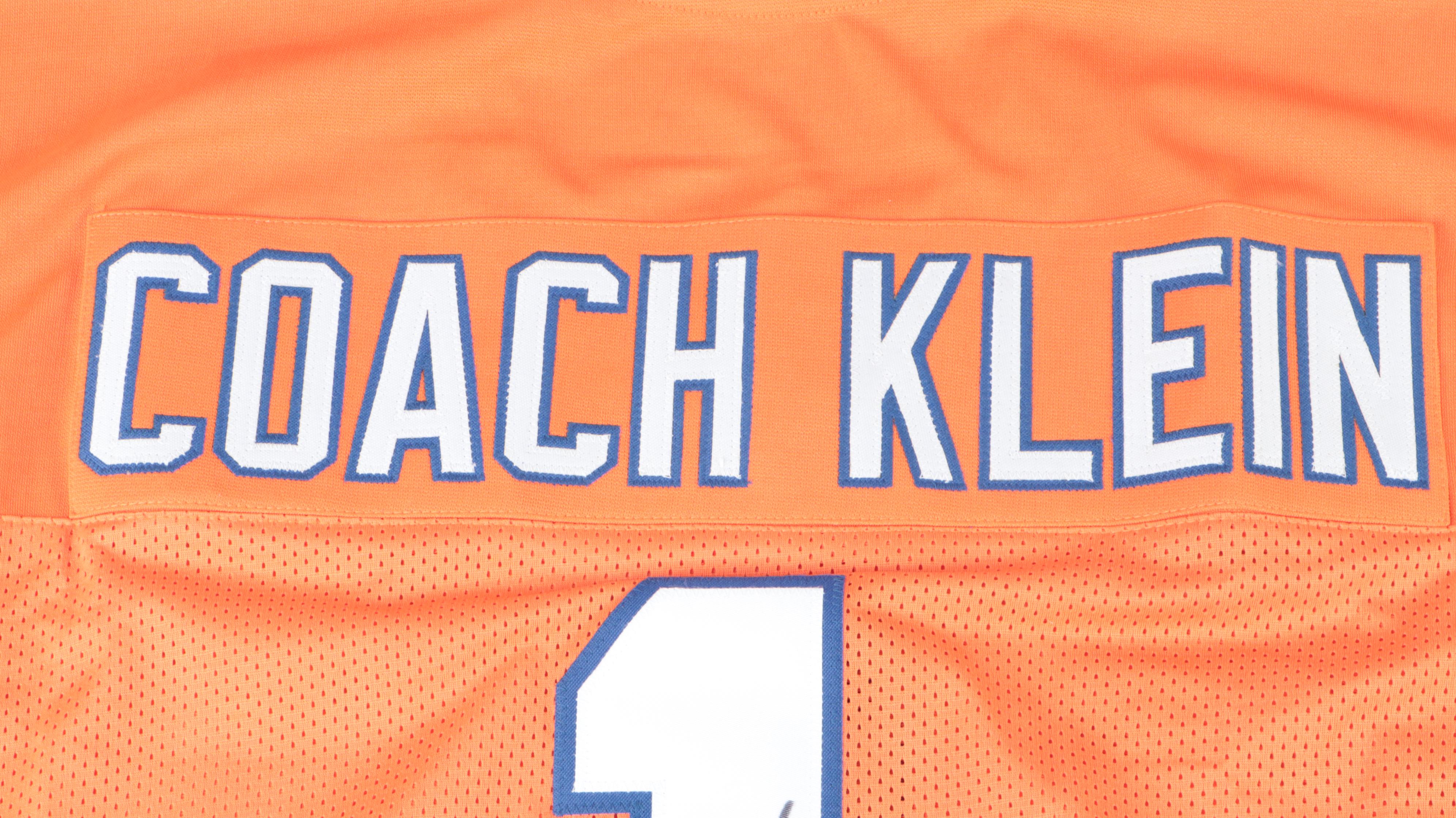 Henry Winkler Signed "The Waterboy" Coach Klein Football Jersey