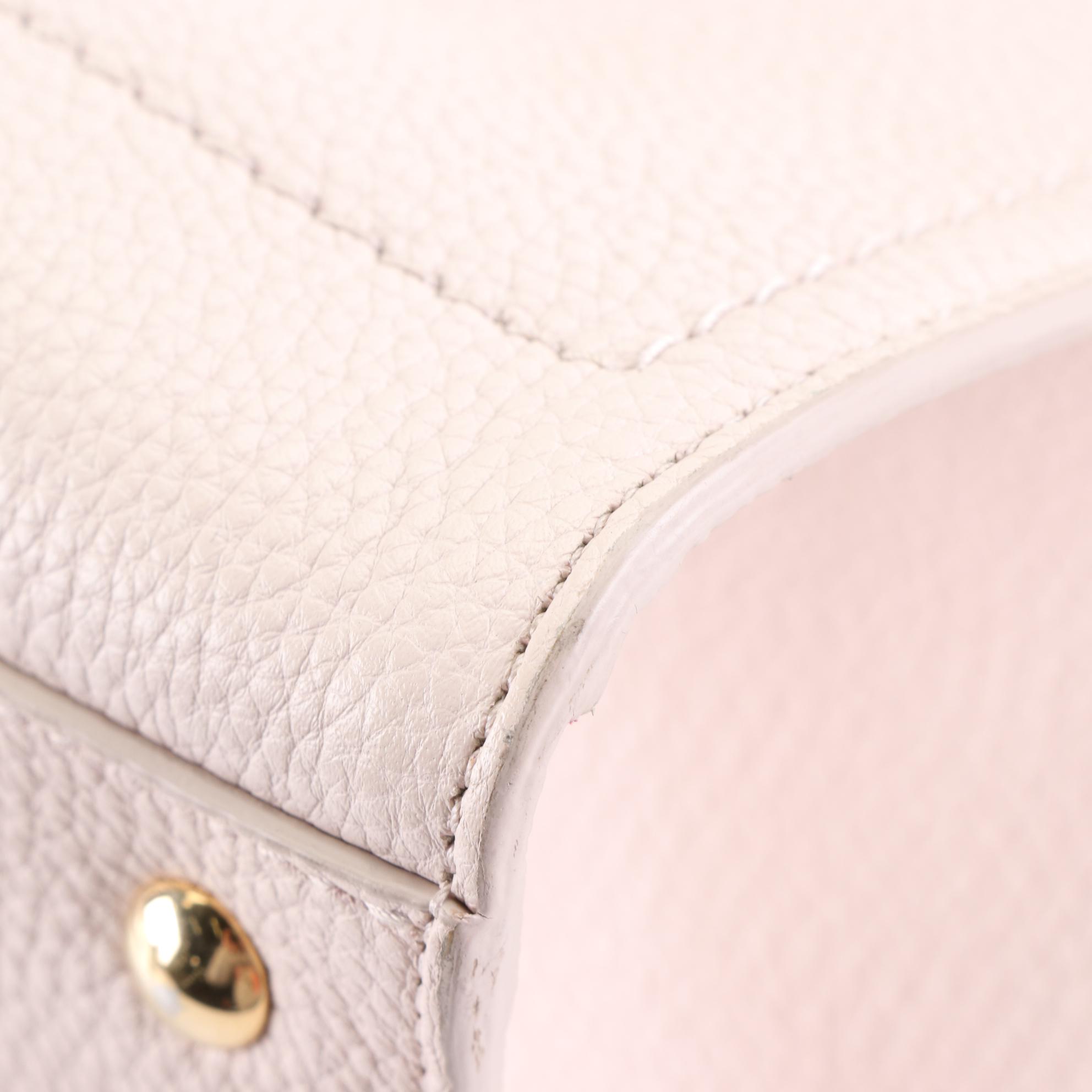 Salvatore Ferragamo Small Amy Two-Way Tote in Bicolor Pebble Grain Leather