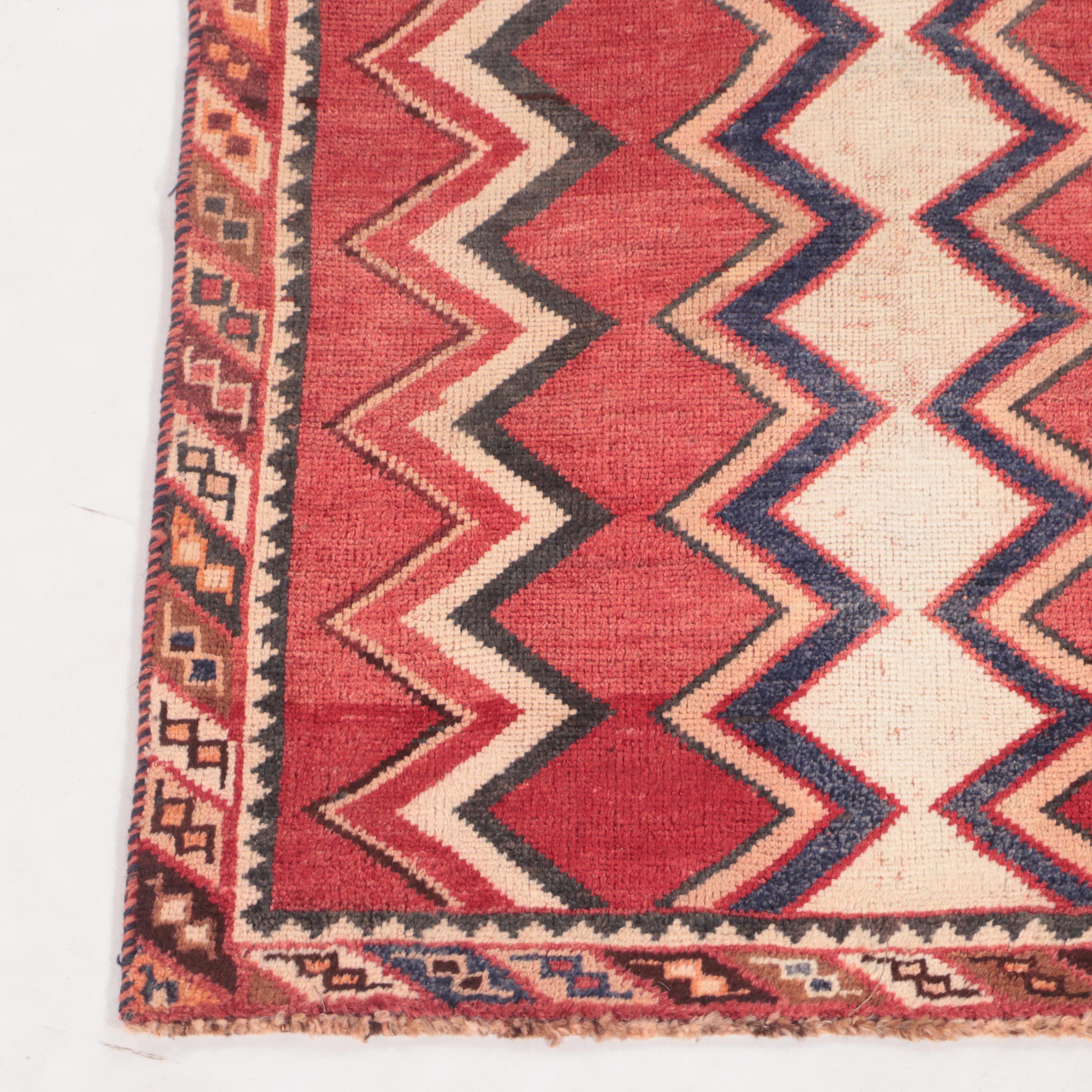 3'1 x 5'10 Hand-Knotted Persian Kurdish Area Rug