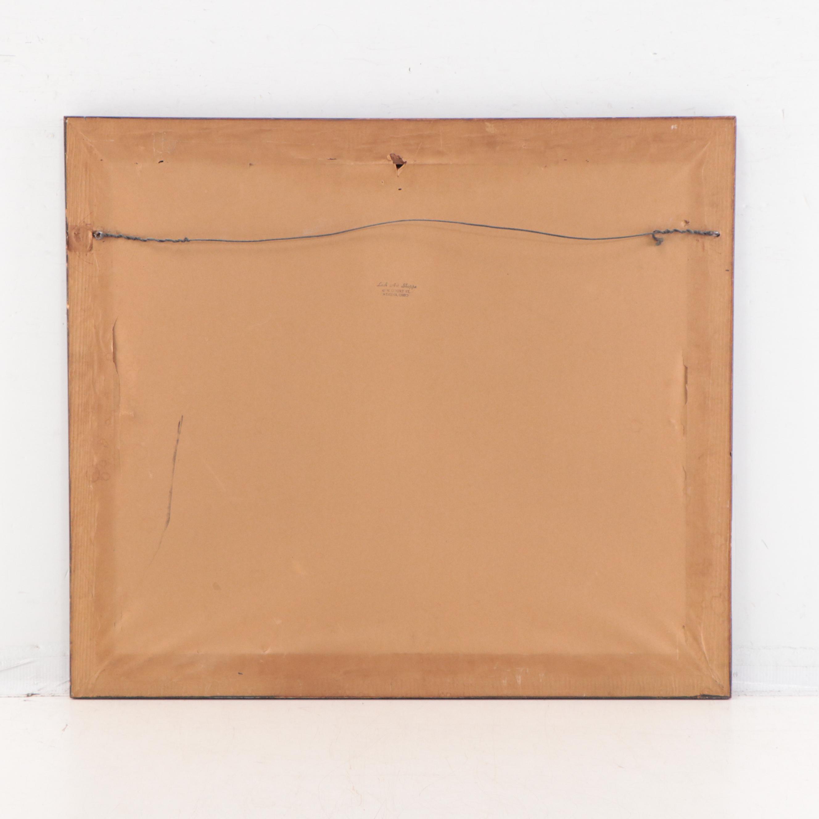 Southwestern Figural Mixed Media Painting