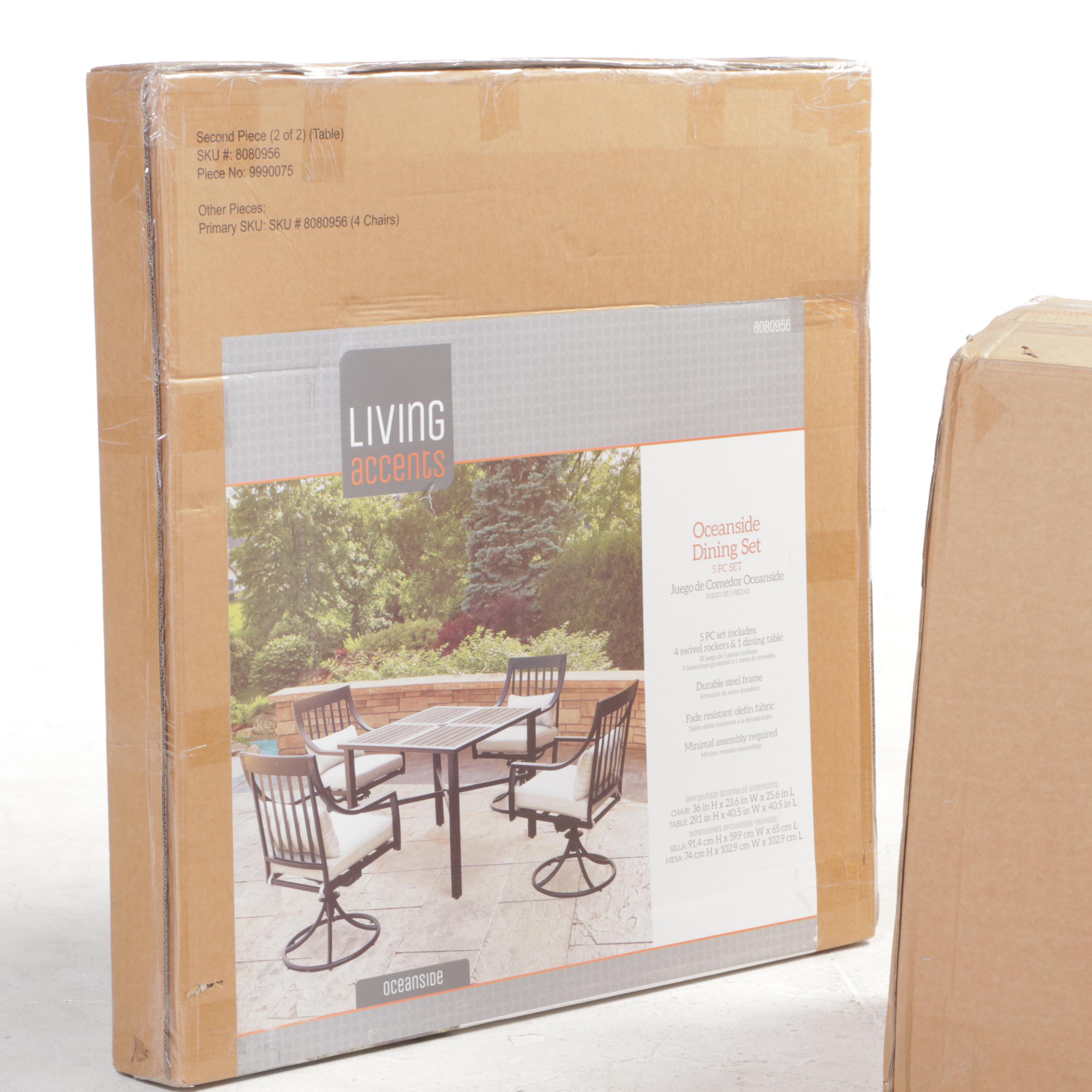 Living Accents Oceanside Five-Piece Patio Dining Set