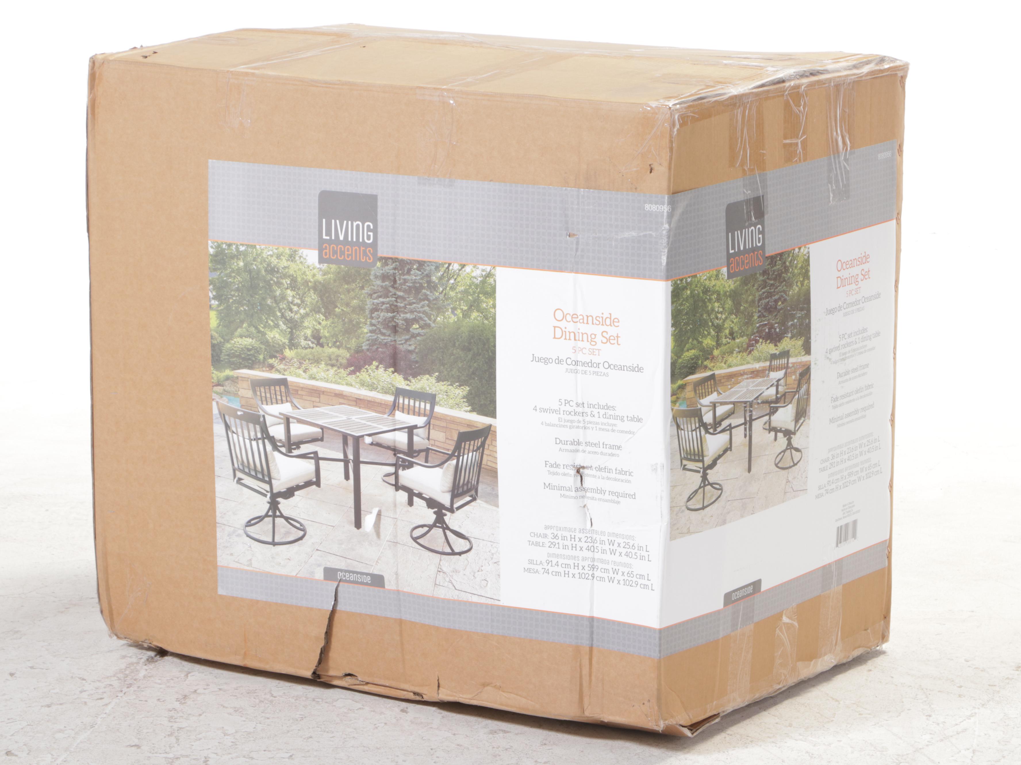 Living Accents Oceanside Five-Piece Patio Dining Set