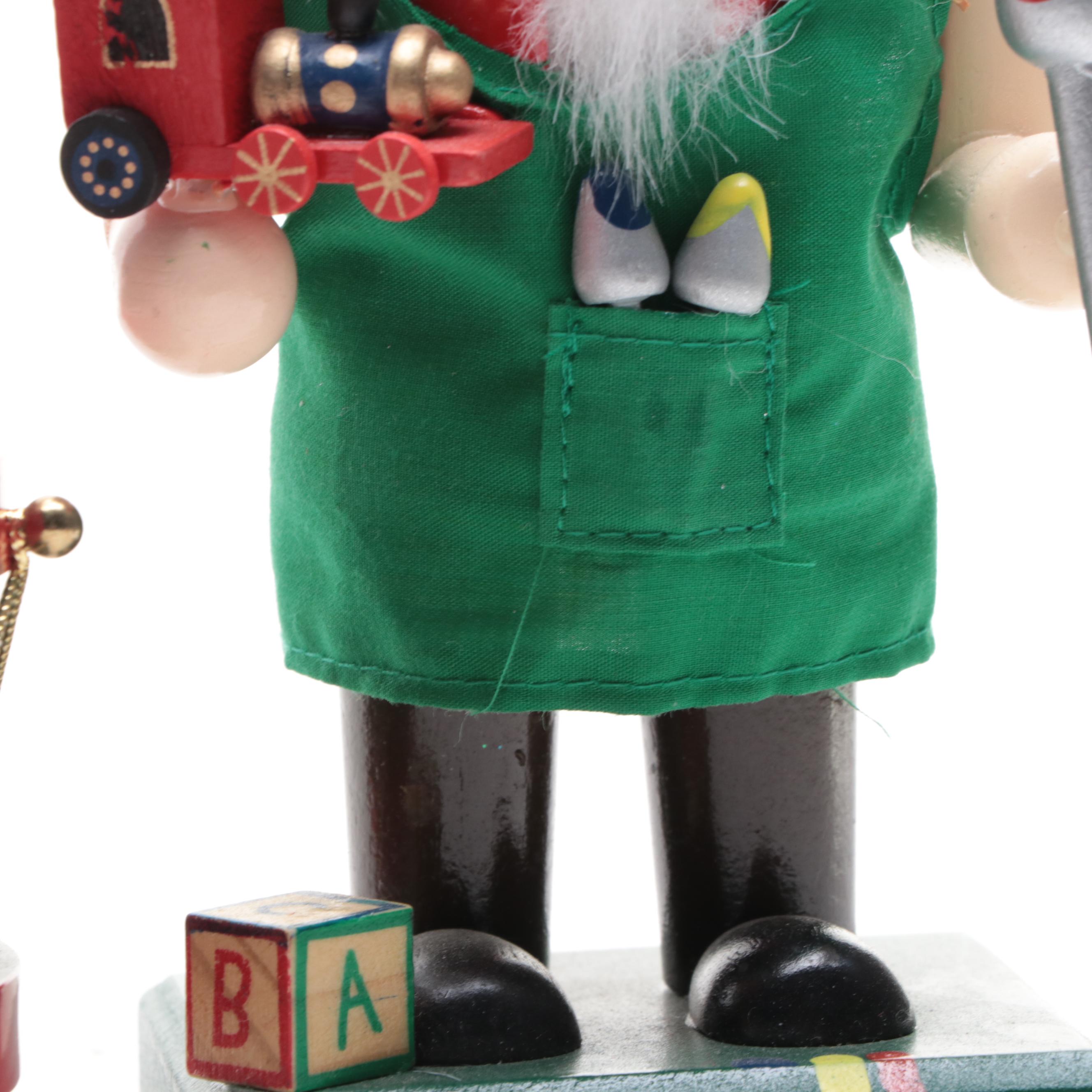 Mouse King, Toymaker, Soldier and Elf Nutcrackers