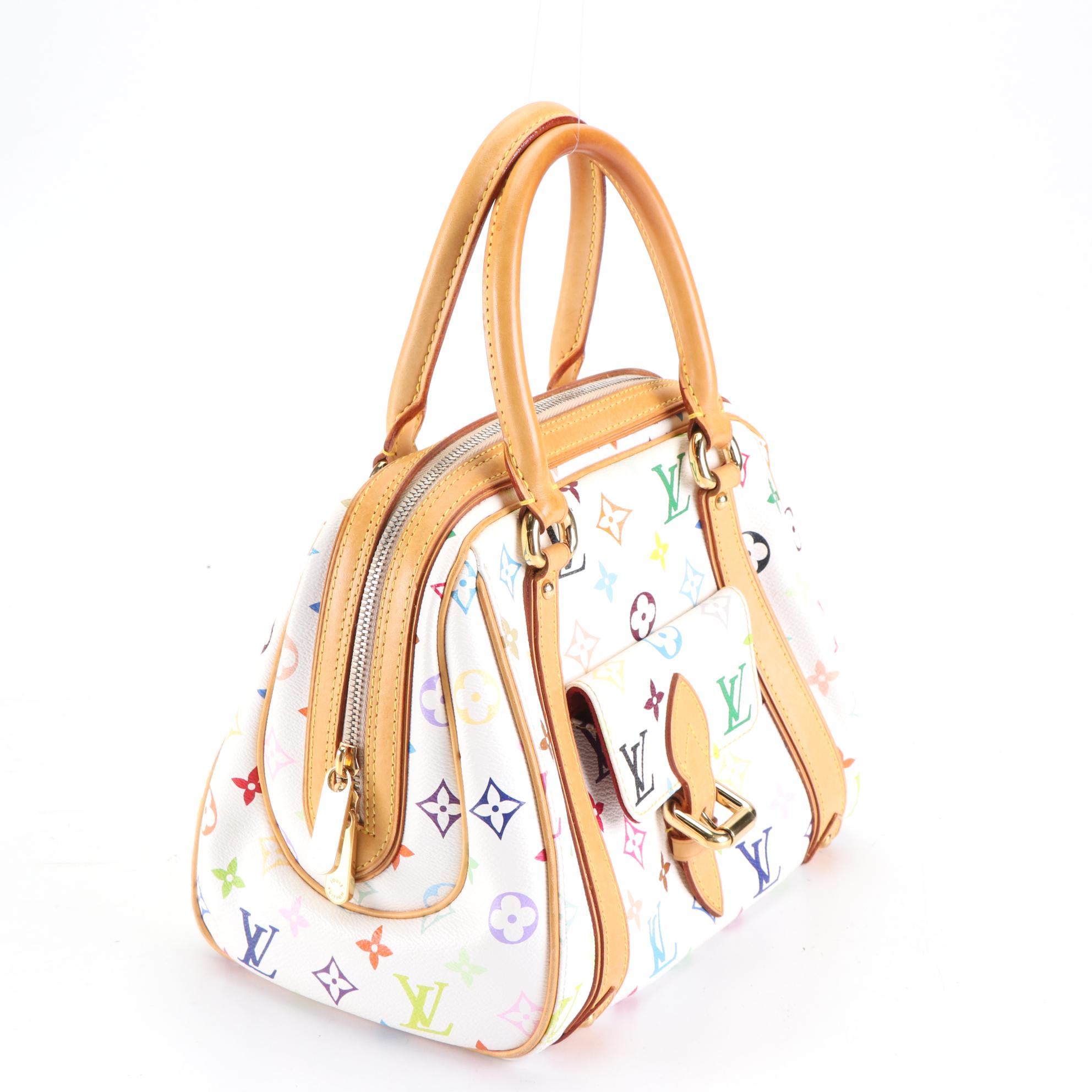Louis Vuitton x Takashi Murakami Priscilla Bag in Multicolore Monogram Canvas