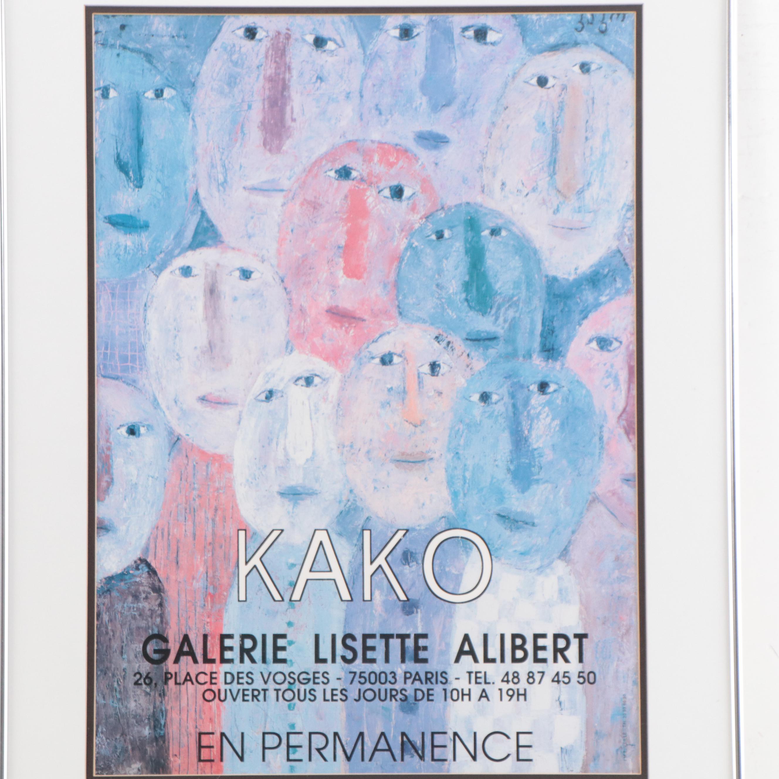 Galerie Lisette Alibert Exhibition Poster for Kako Topouria