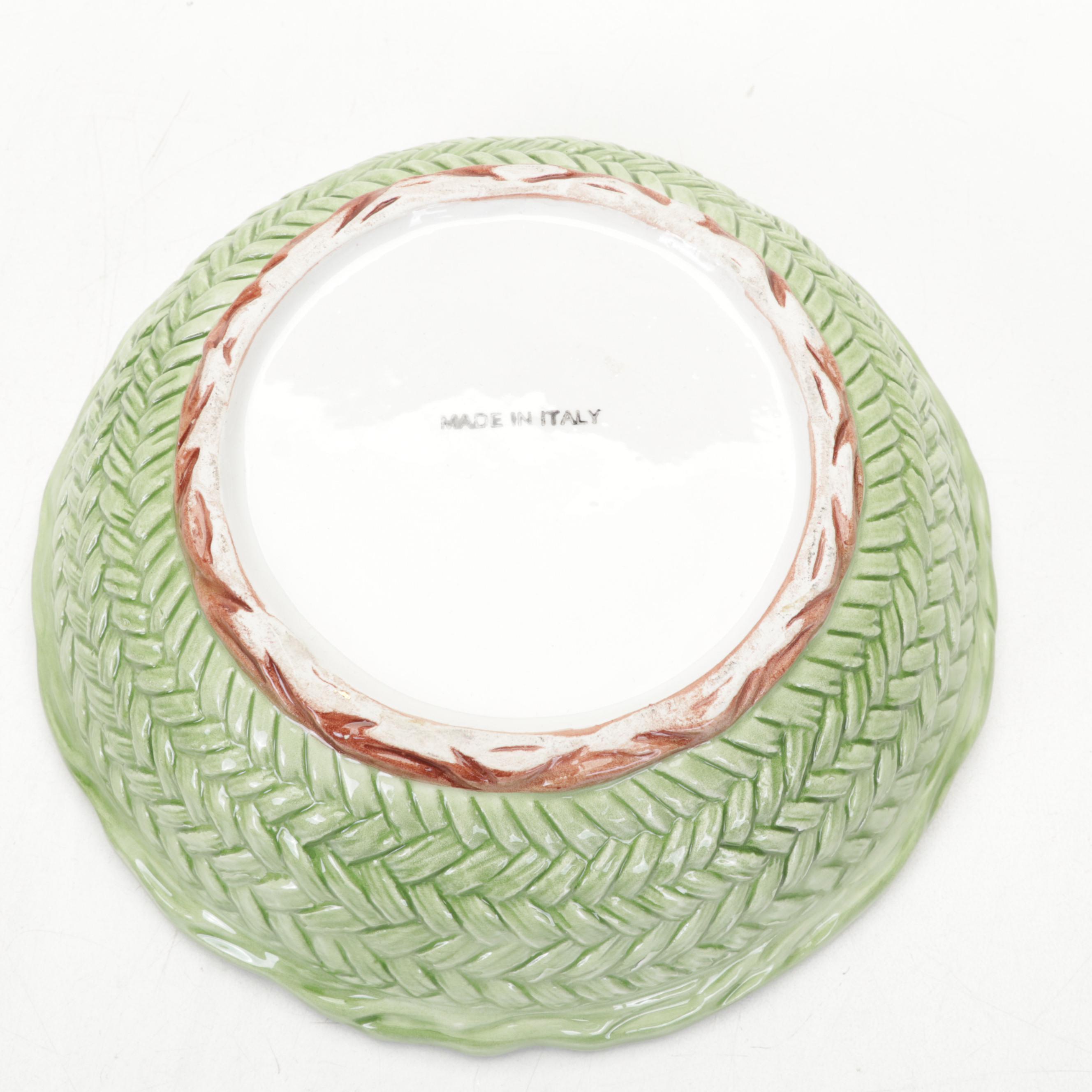 Metal & Porcelain White Rose Chandelier, Tumblers, Depression Glass Tray, & More