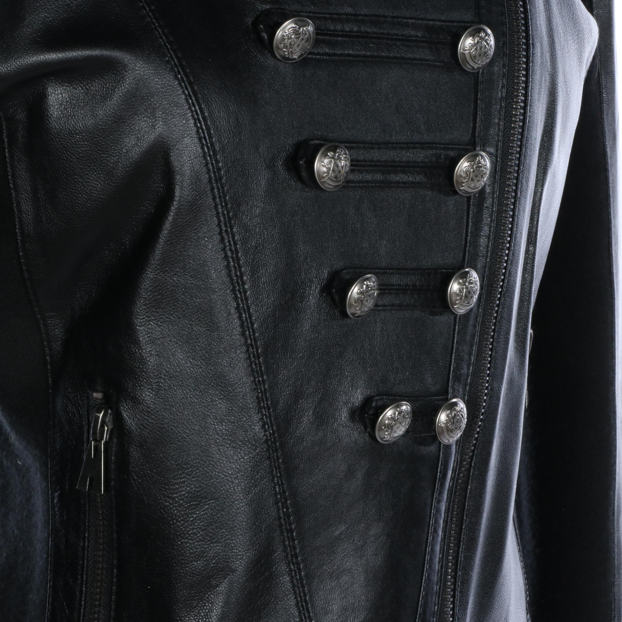 Bod & Christensen Sgt. Pepper Style Leather Military Jacket