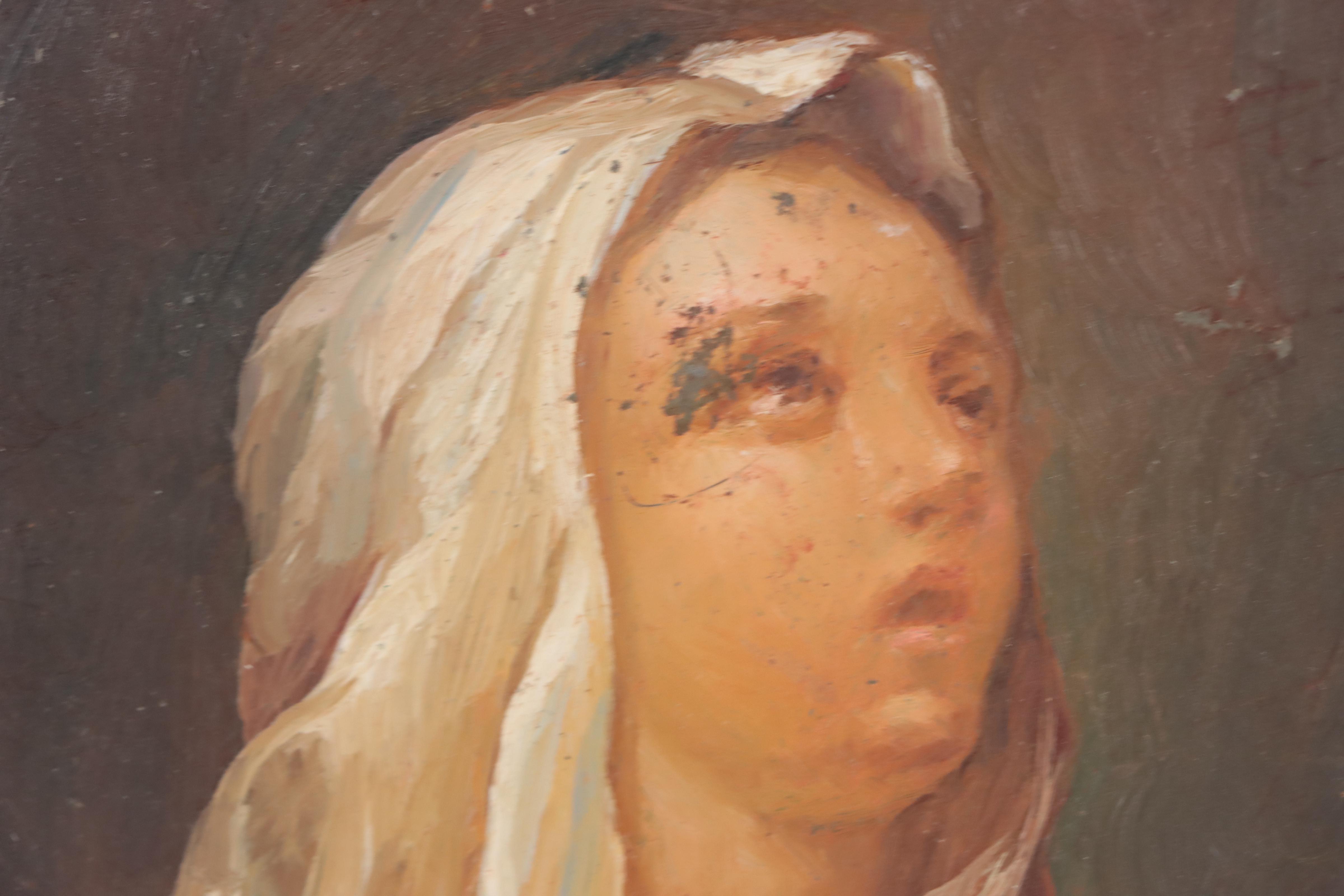 Portrait Oil Painting of The Virgin Mary