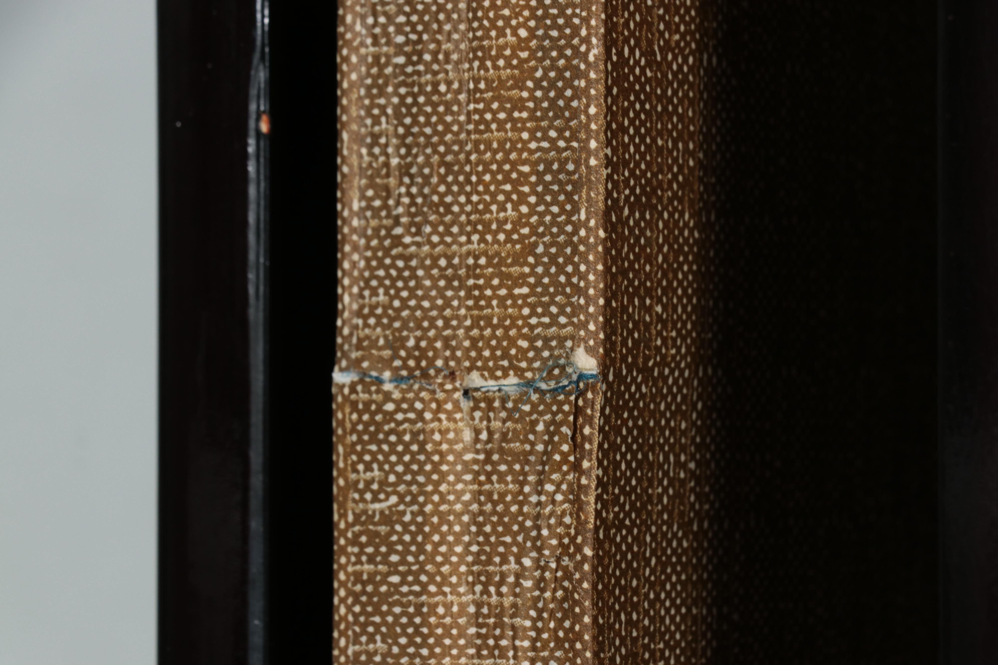 East Asian Hand-Painted Table Screen or Divider