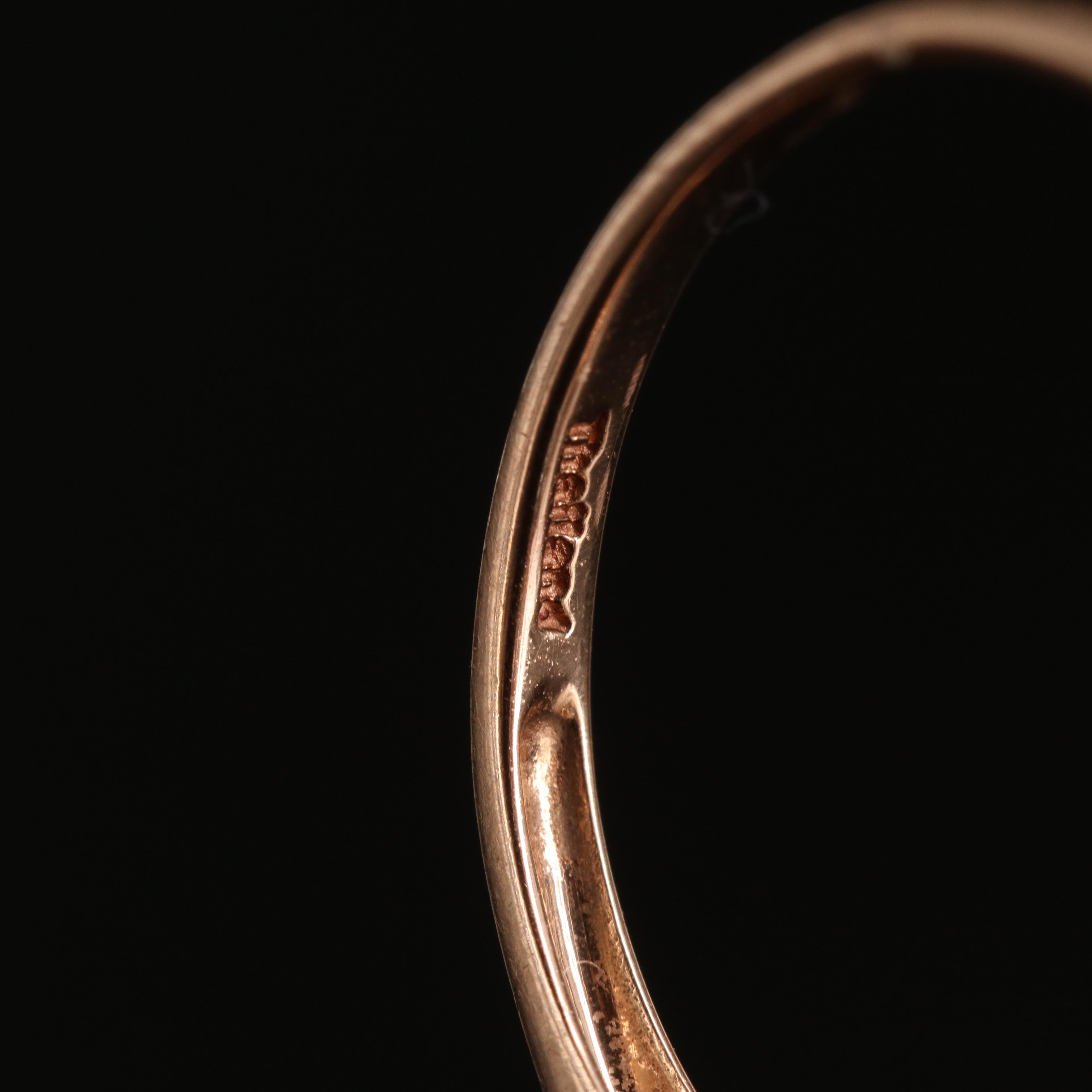 14K Rose Gold Sky Blue Topaz and Diamond Ring with Heart Shoulders