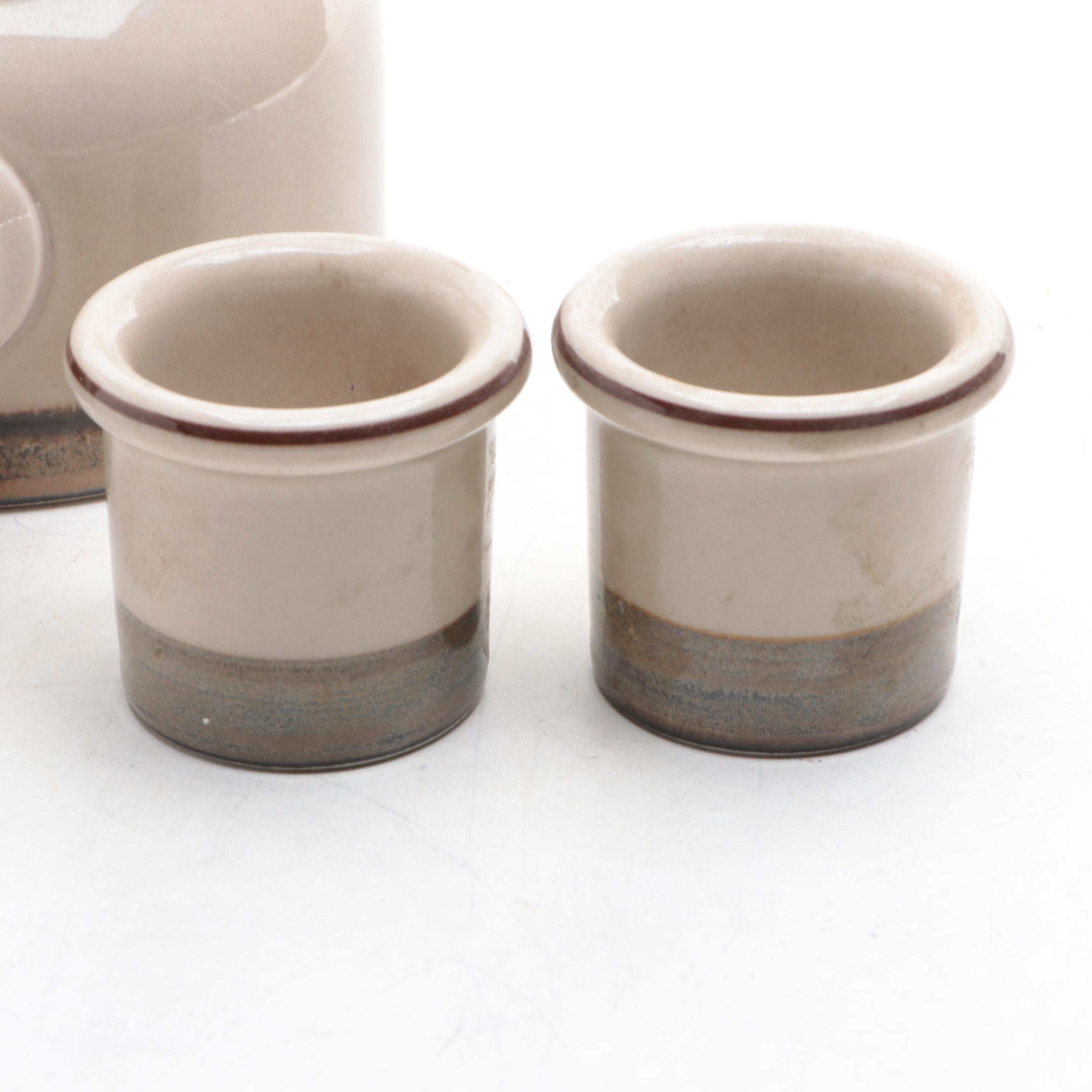 Bing & Grøndahl "Peru" Stoneware Candlesticks and Other Tableware