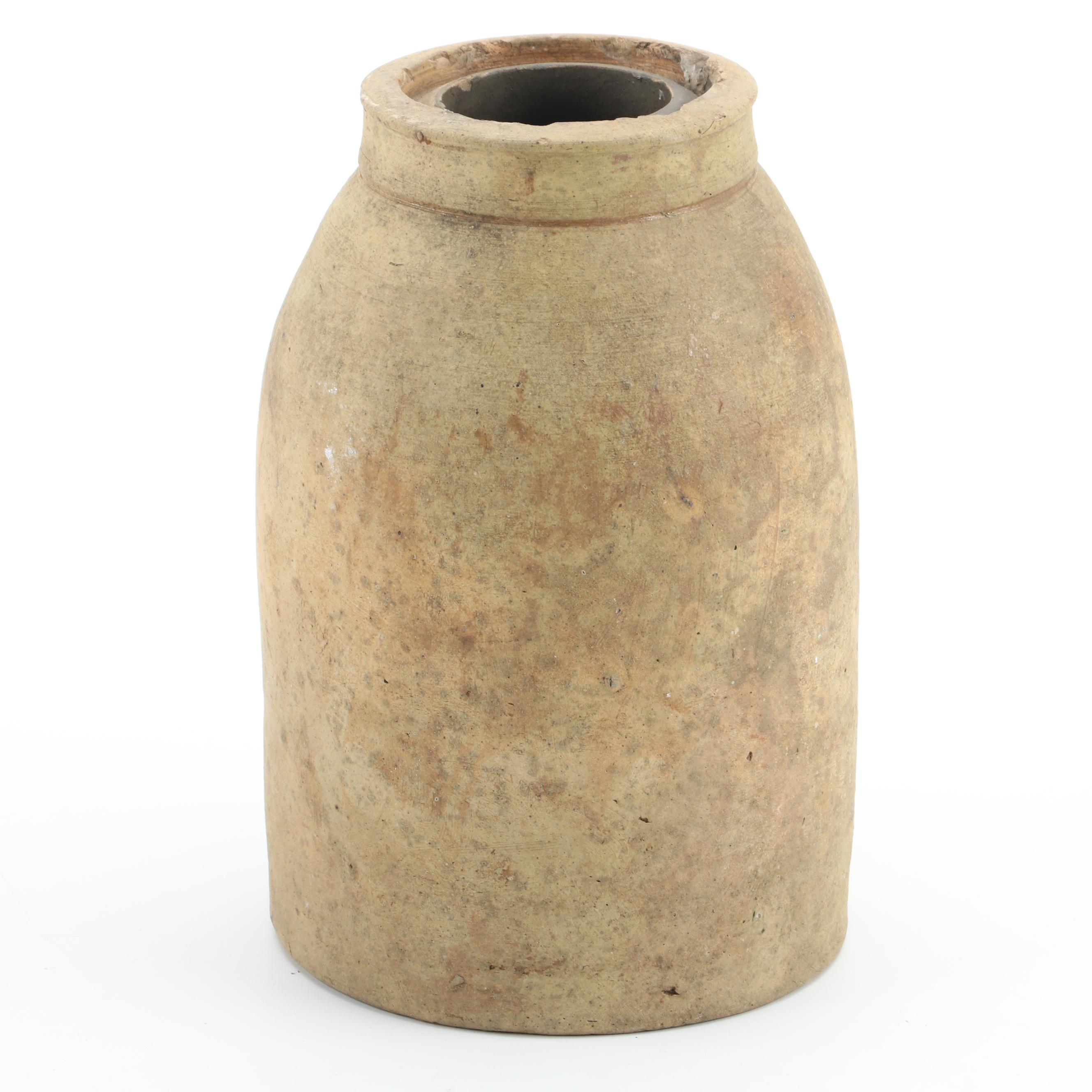 Ballard Designs Mayme Vase Collection Stoneware Jug With Other Stoneware Crock