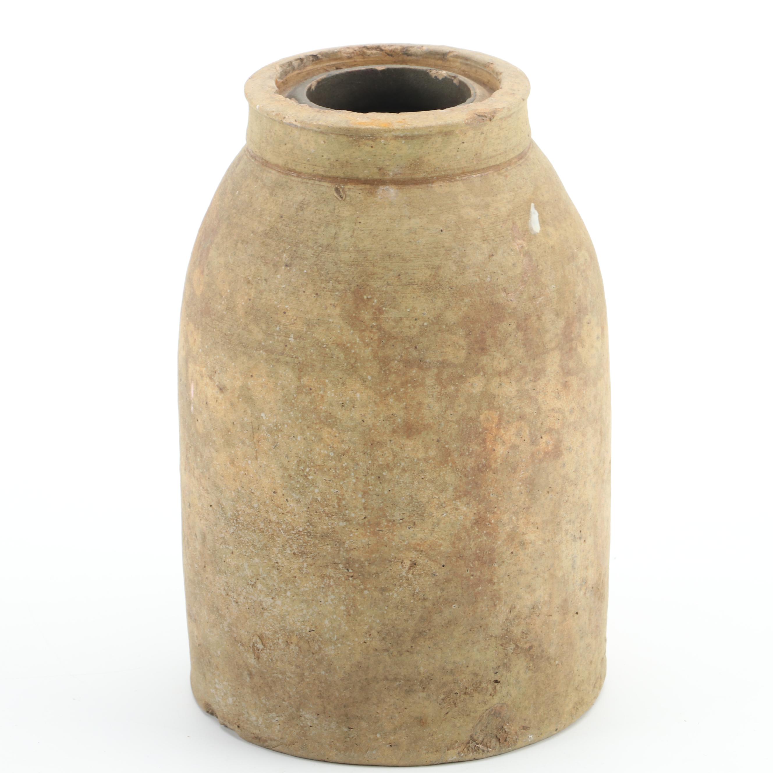 Ballard Designs Mayme Vase Collection Stoneware Jug With Other Stoneware Crock