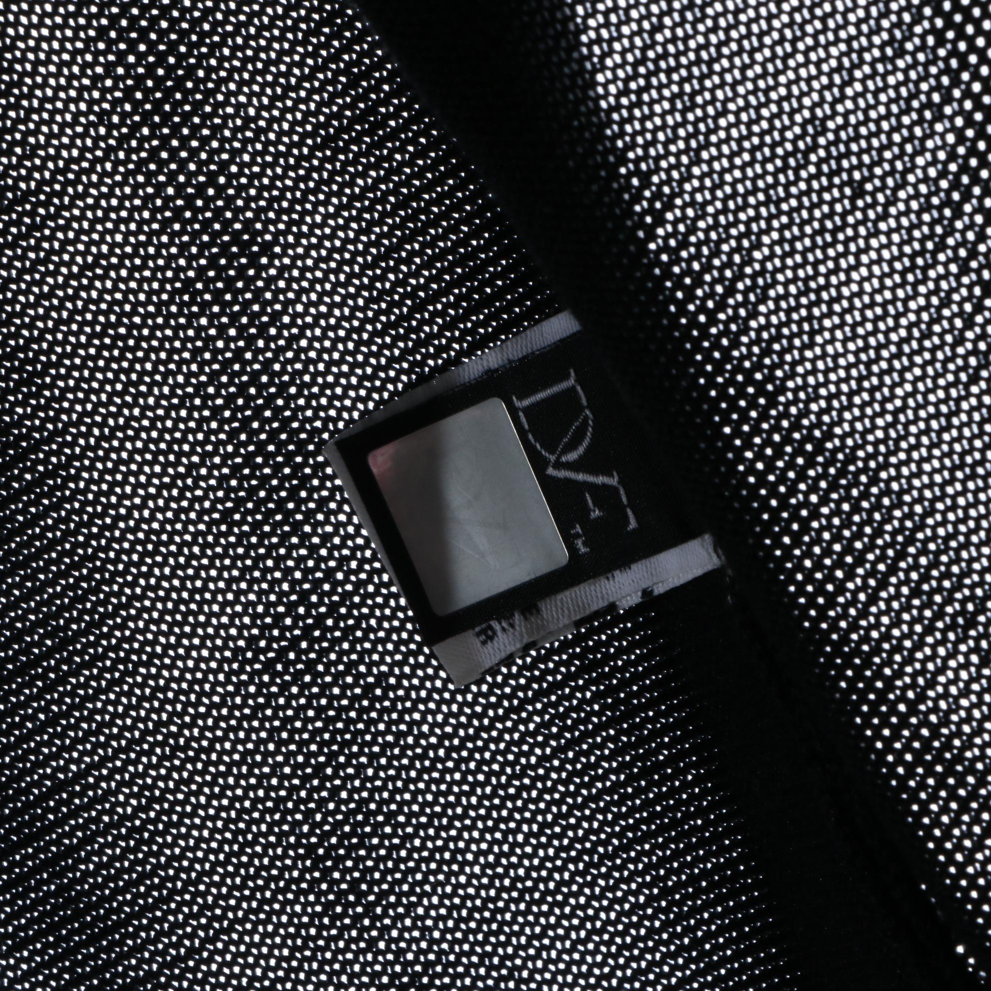 Diane von Furstenberg Zalda Illusion Yoke Wrap Dress with V-Cut Neckline