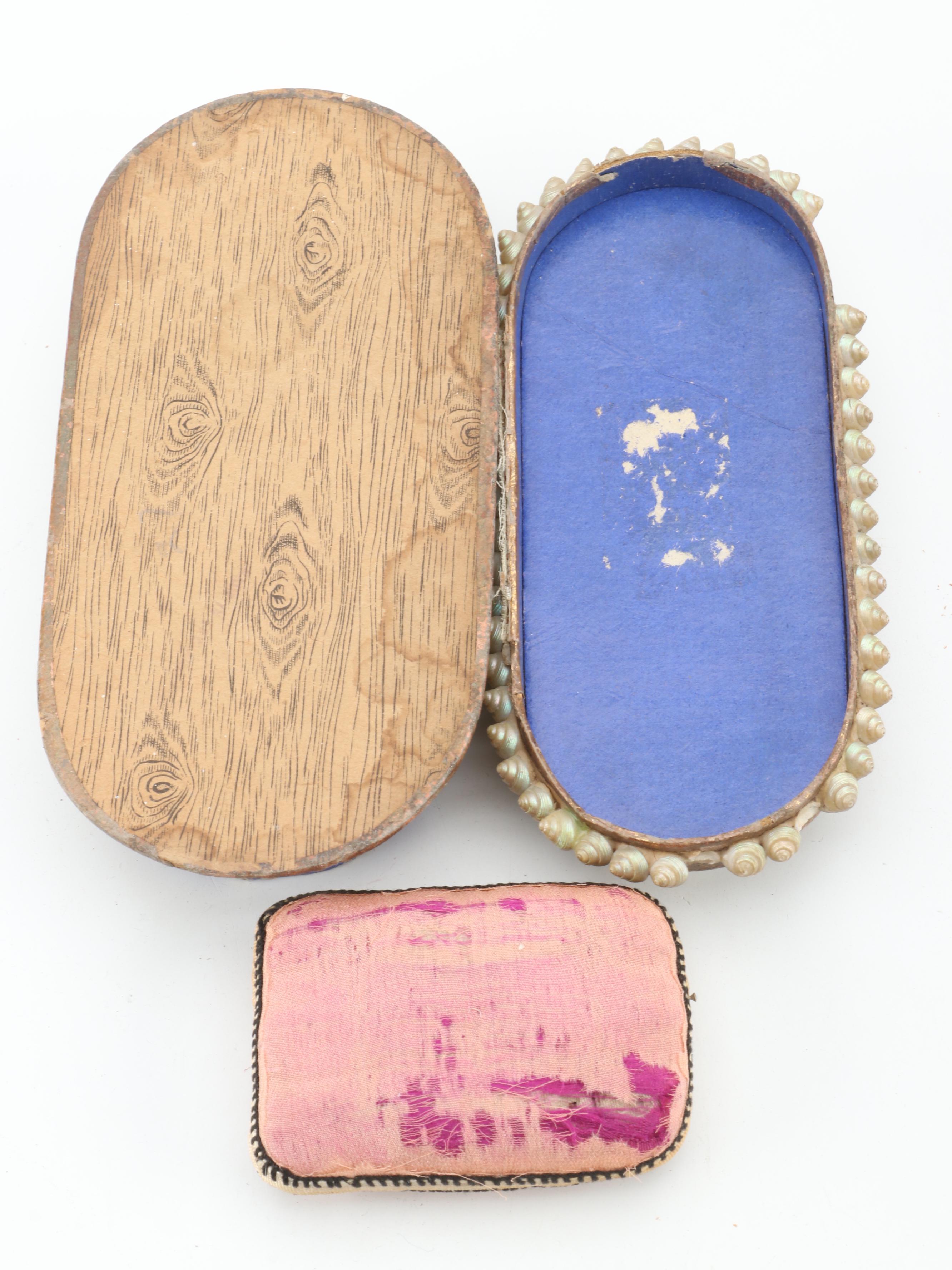 Silver Print Portrait Photographs of Ladies With Sewing Supplies, 19th Century