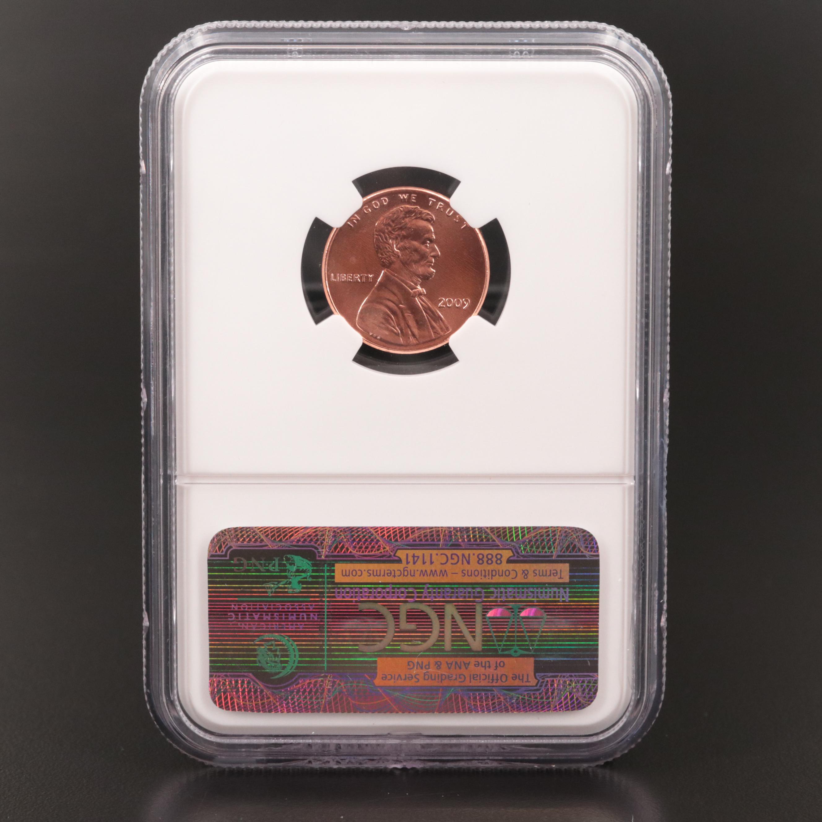 NGC Graded MS66 RD 2009 First Day Ceremony "Presidency" Lincoln Cent