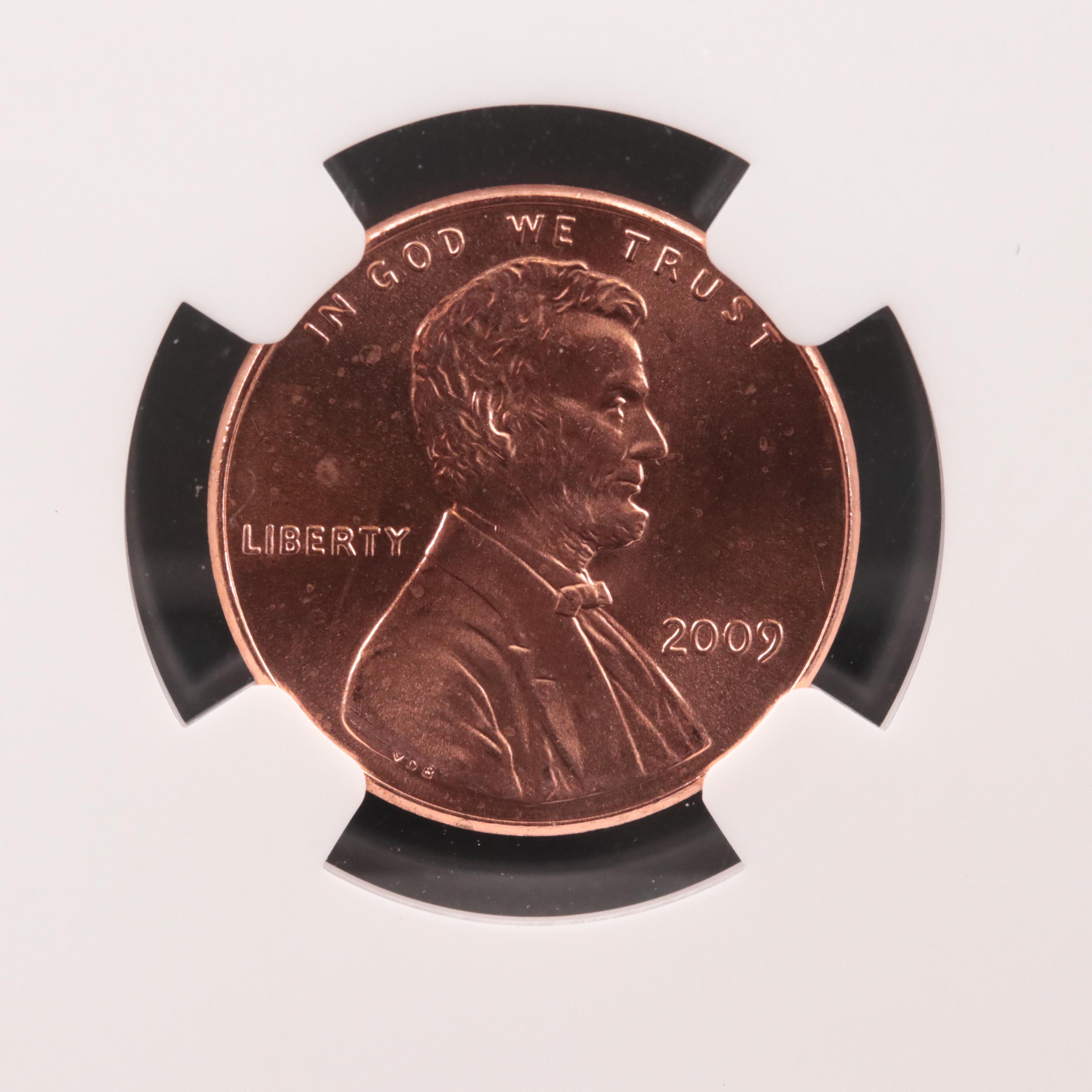 NGC Graded MS66 RD 2009 First Day Ceremony "Presidency" Lincoln Cent