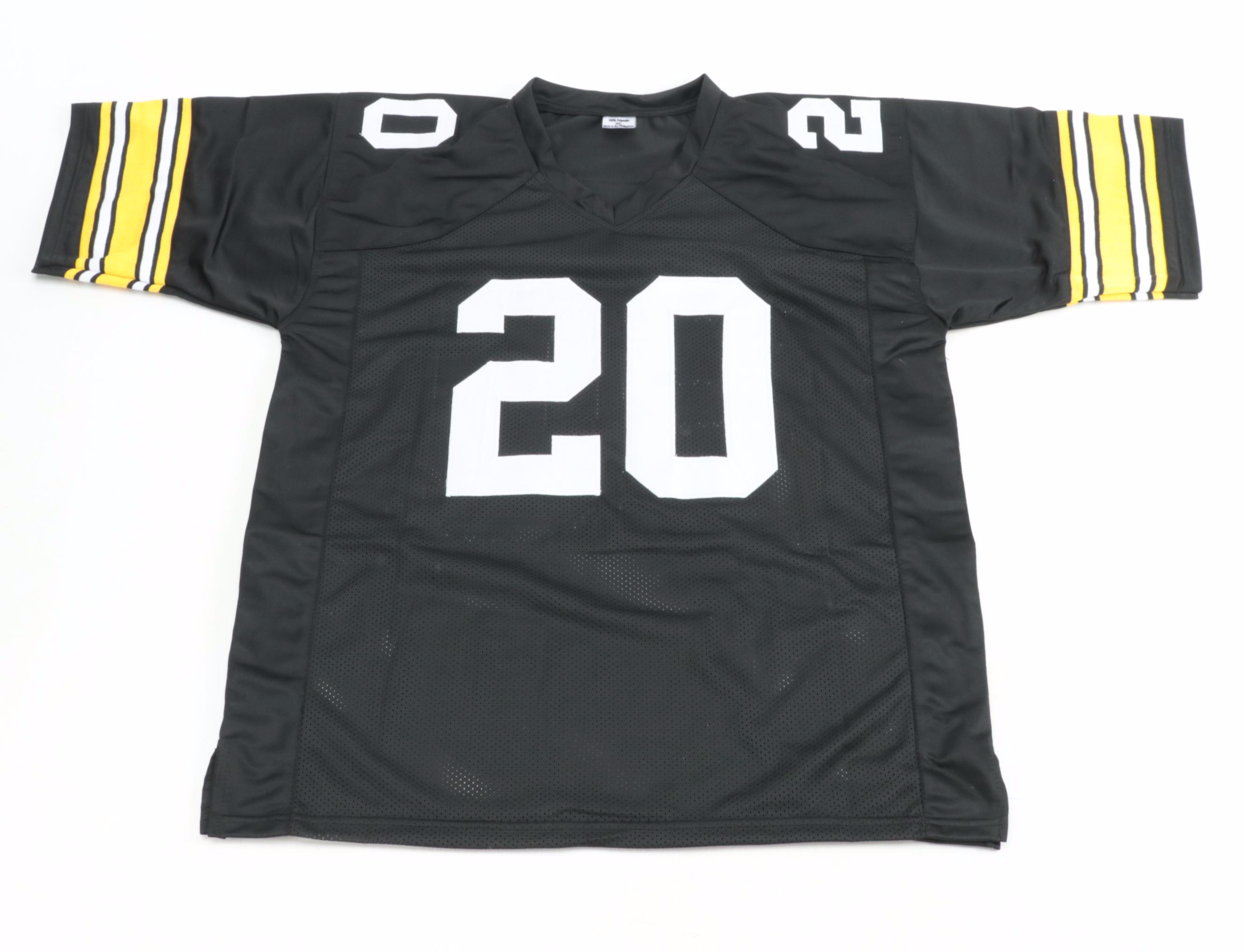 Rocky Bleier Signed "4 x SB Champs" Pittsburgh Steelers Football Jersey