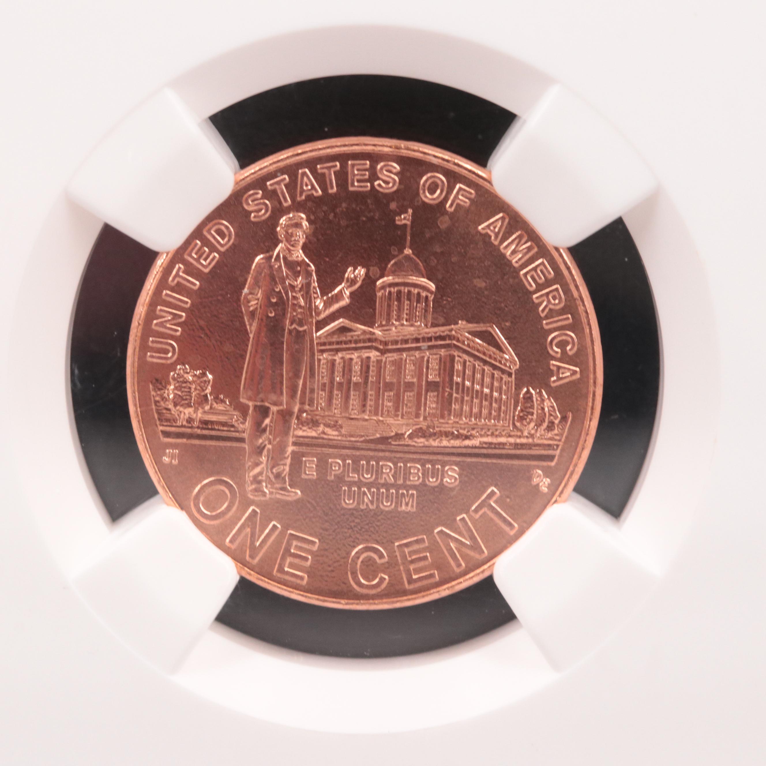 NGC Graded MS66 RD 2009 First Day Ceremony "Professional Life" Lincoln Cent