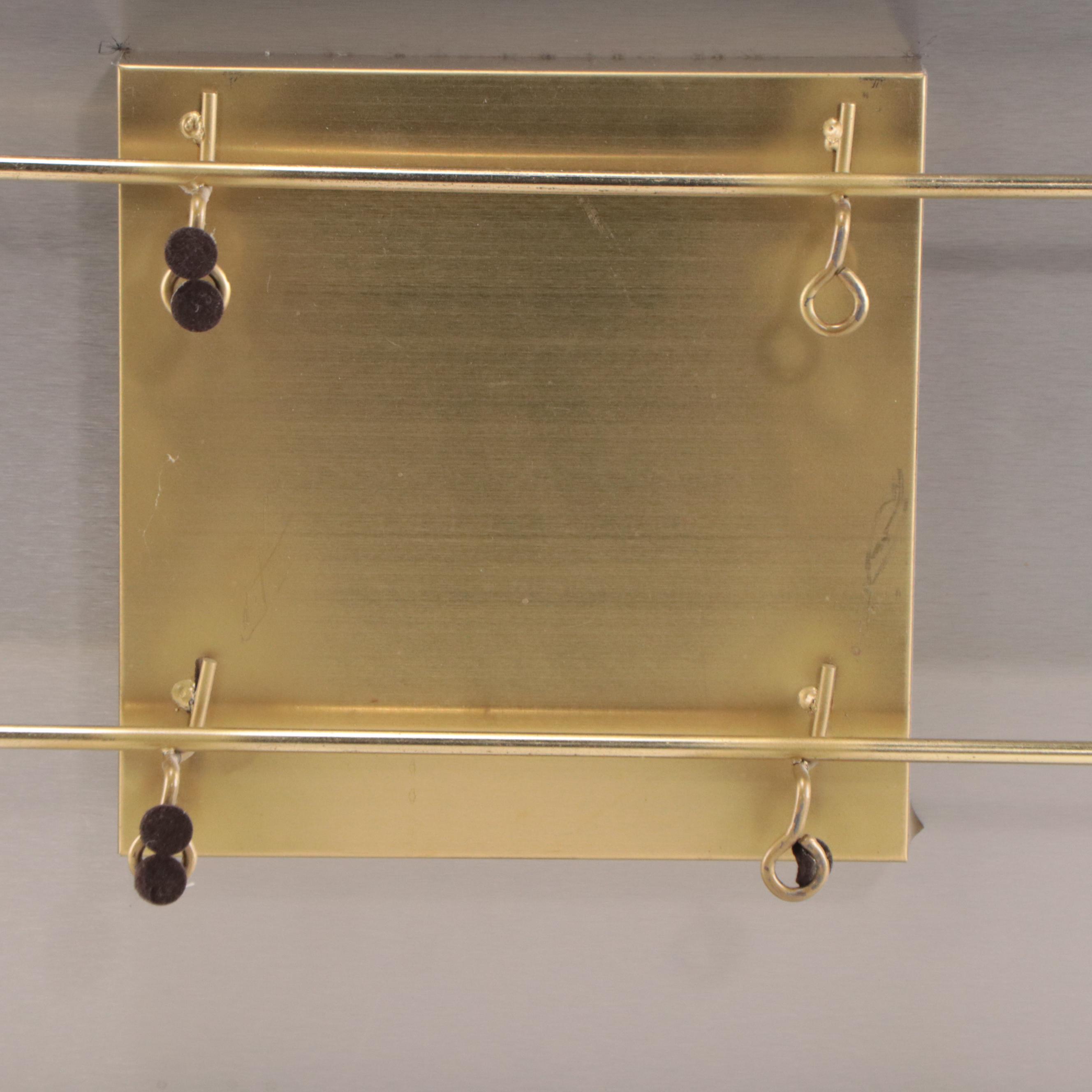 Geometric Metal Relief Wall Sculpture