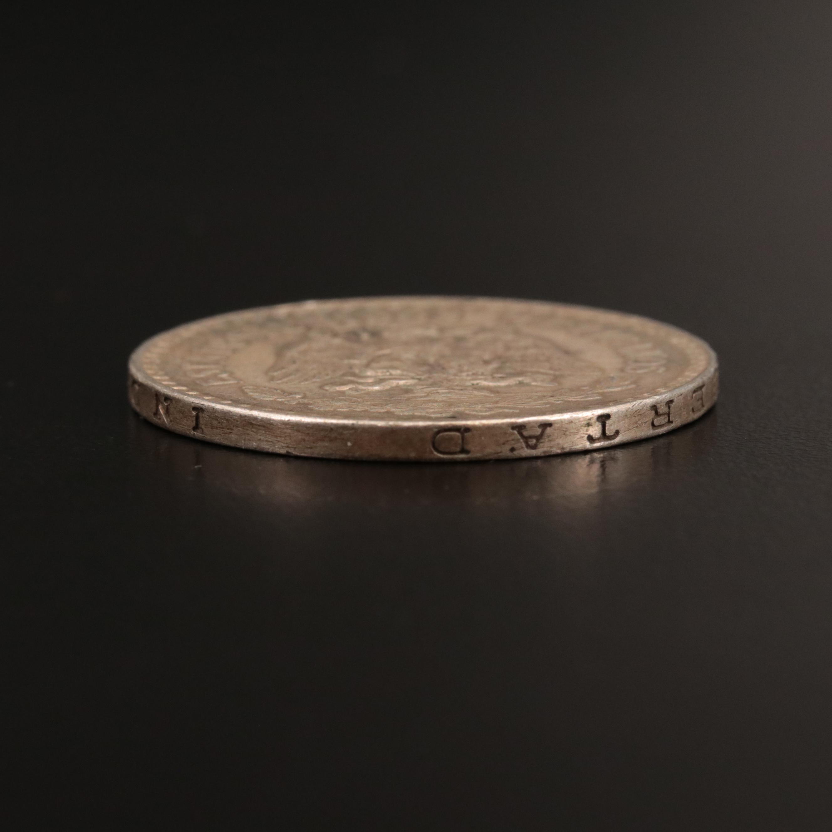 1933 Mexico Silver One Peso