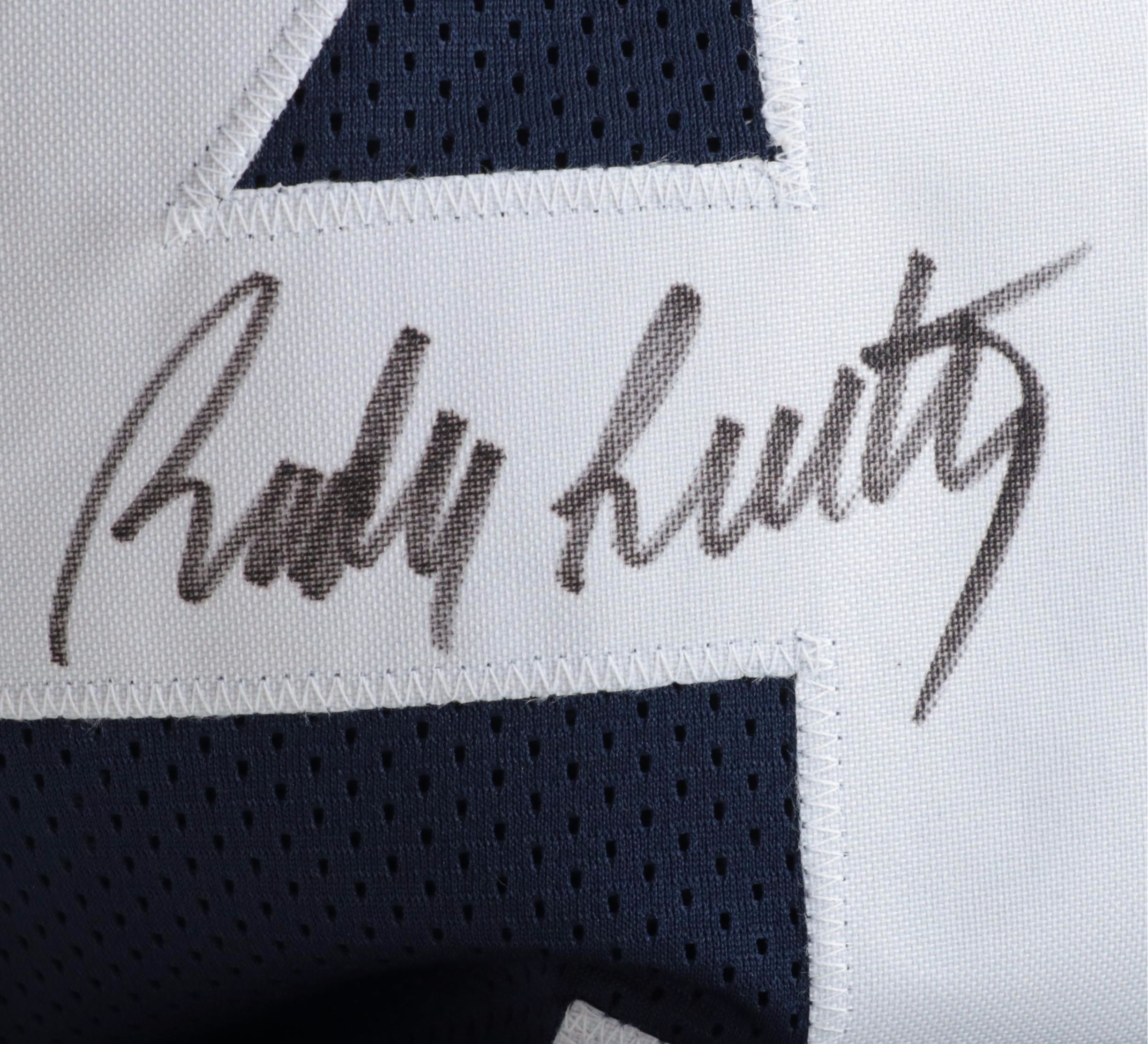 Rudy Ruettiger Signed University of Notre Dame Fighting Irish Football Jersey