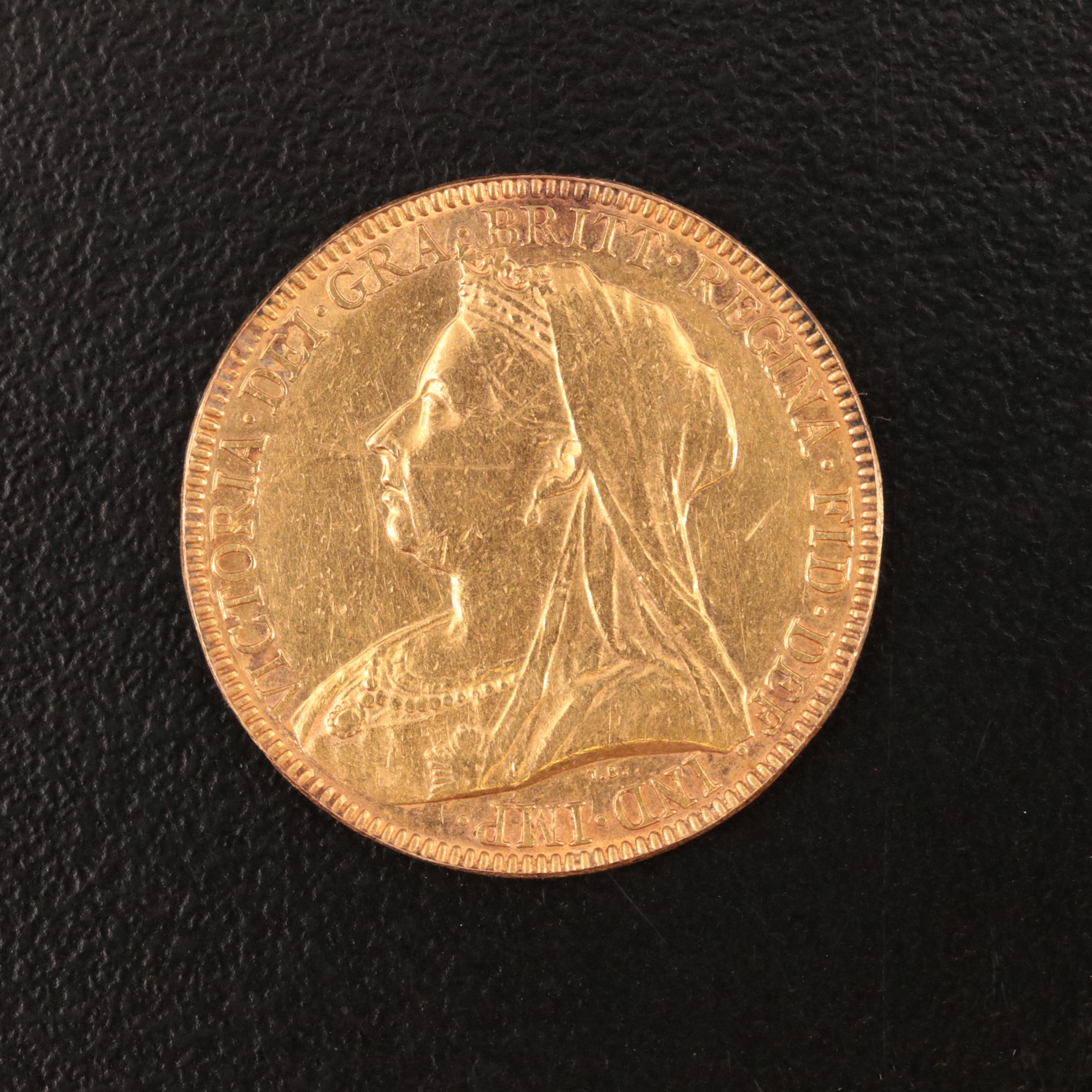 1898-M Australia  Gold Sovereign