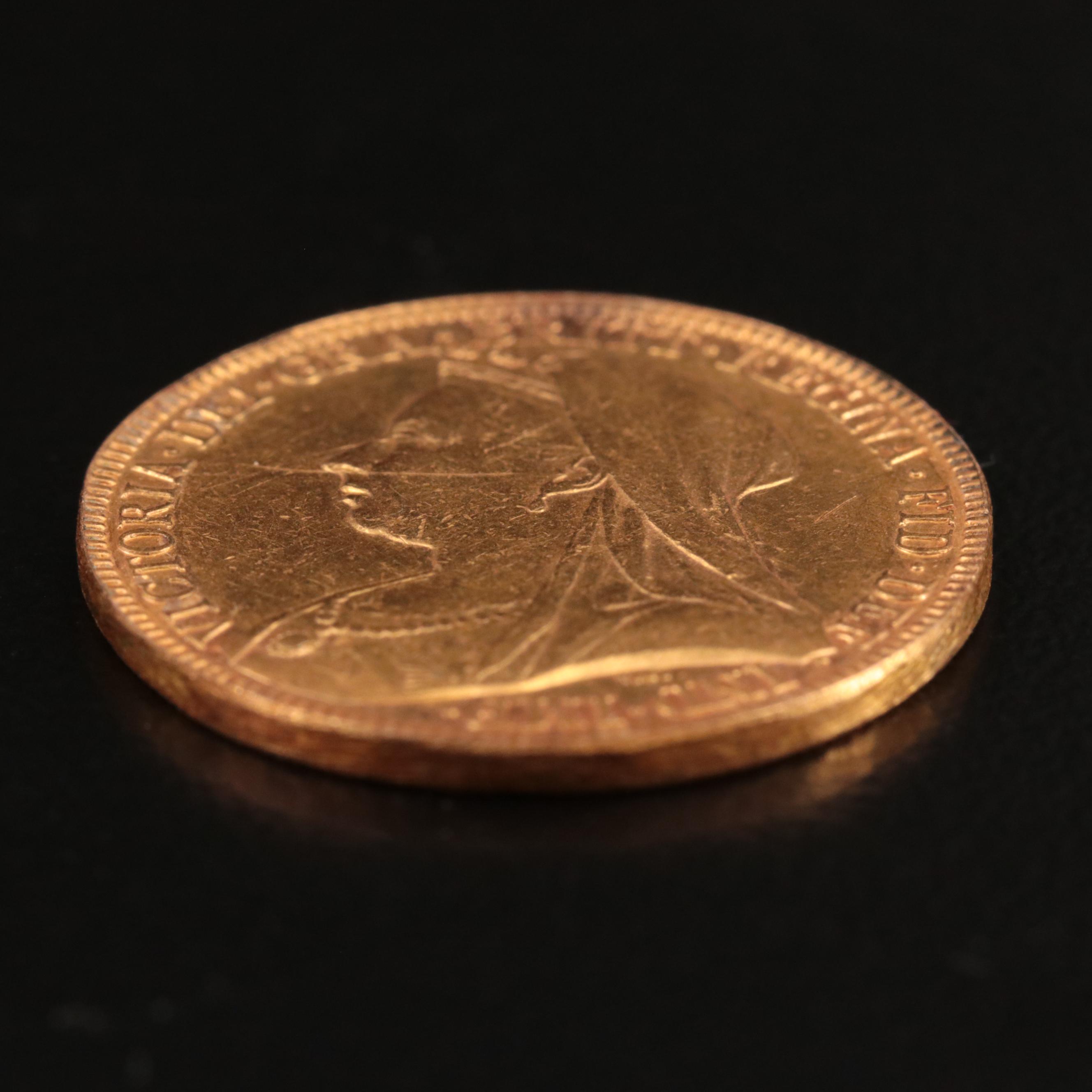 1898-M Australia  Gold Sovereign