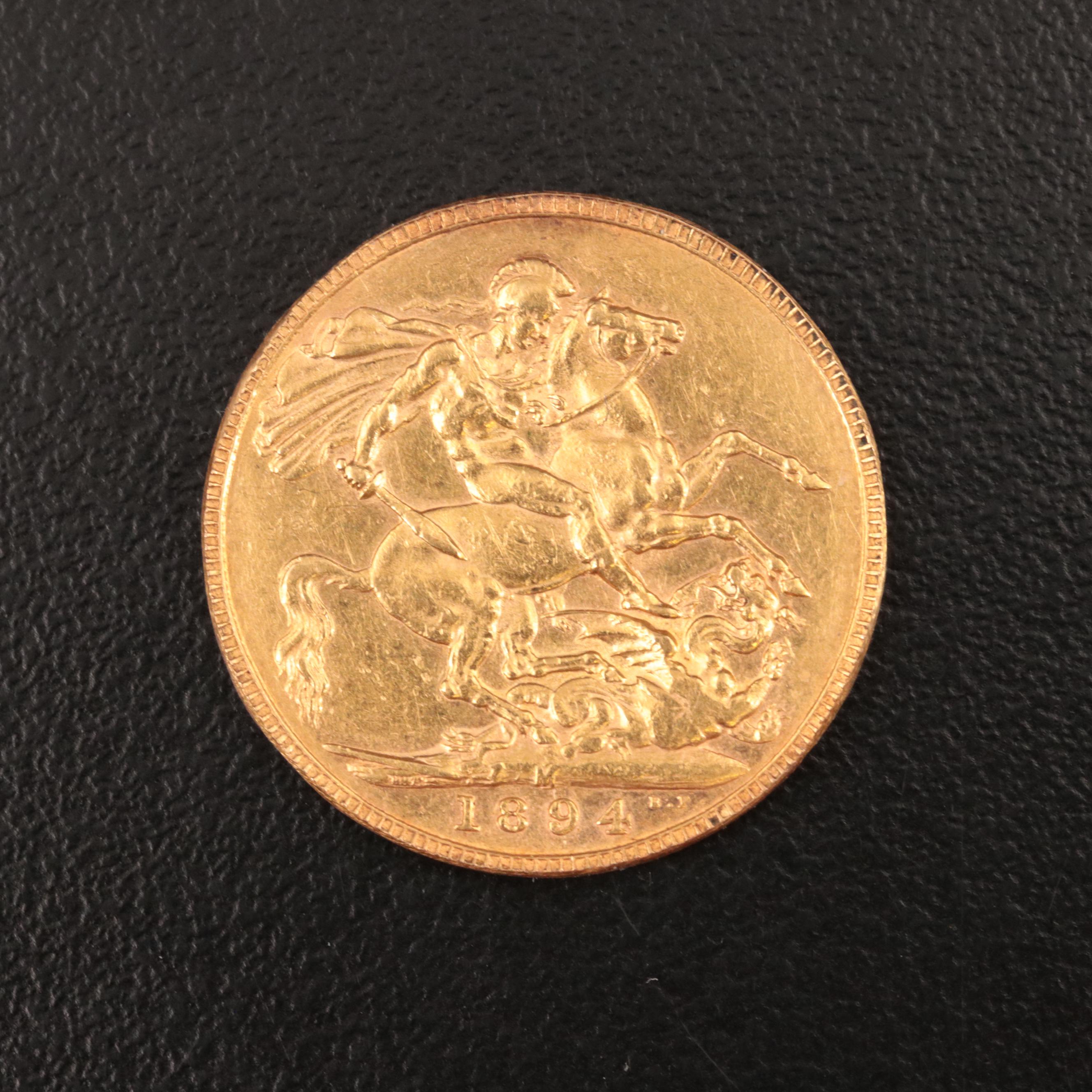 1898-M Australia  Gold Sovereign