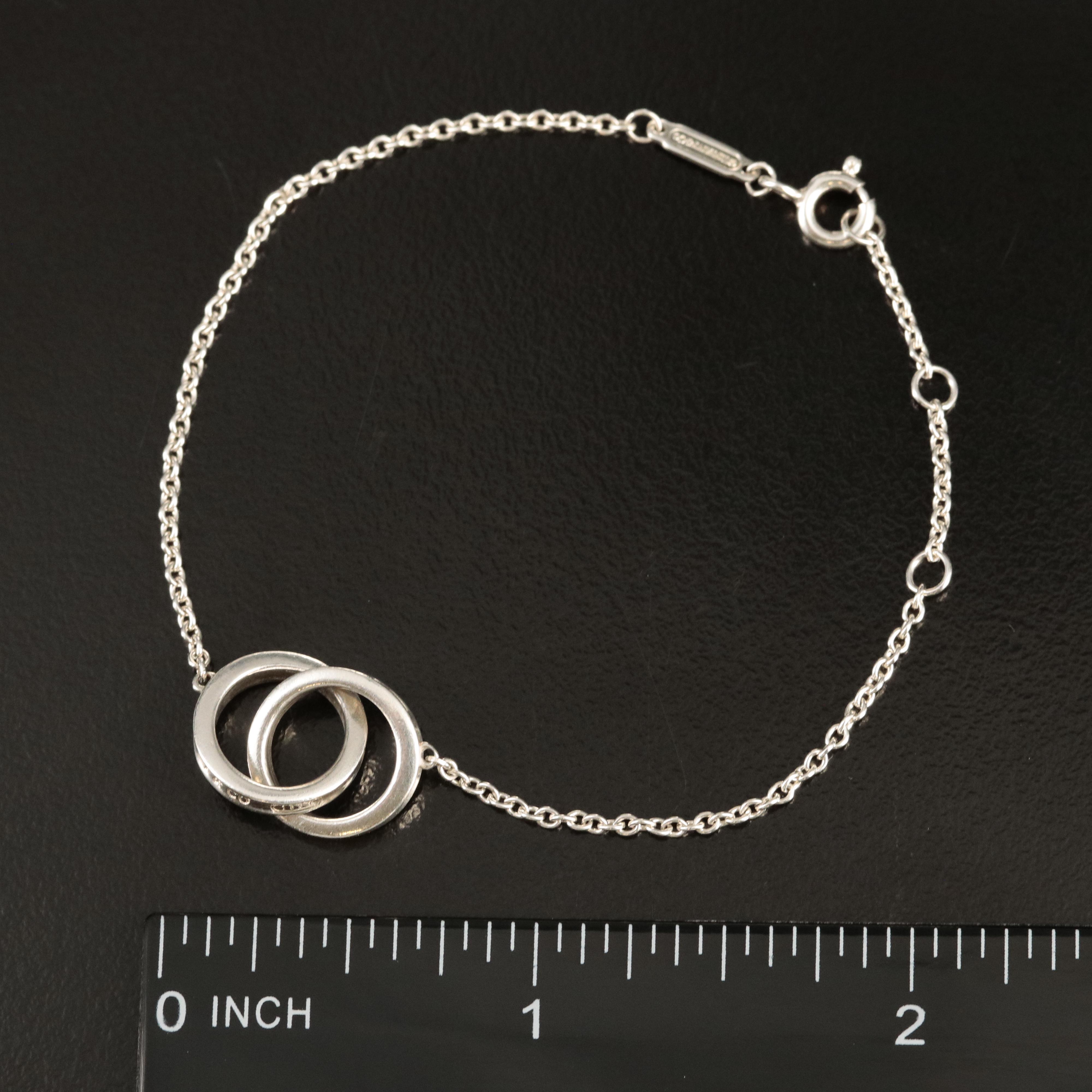 Tiffany & Co. "Atlas" Sterling Interlocking Circle Bracelet