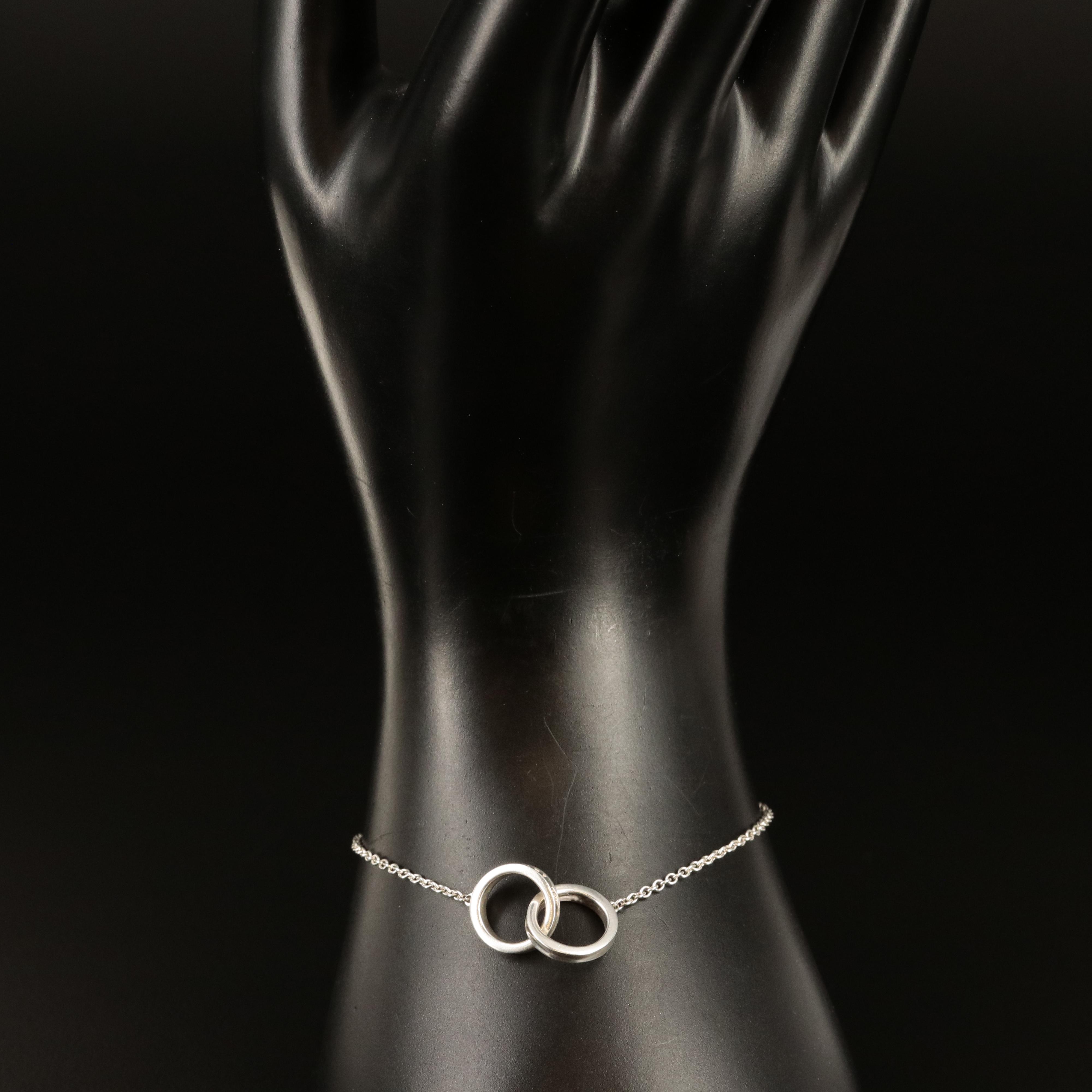 Tiffany & Co. "Atlas" Sterling Interlocking Circle Bracelet