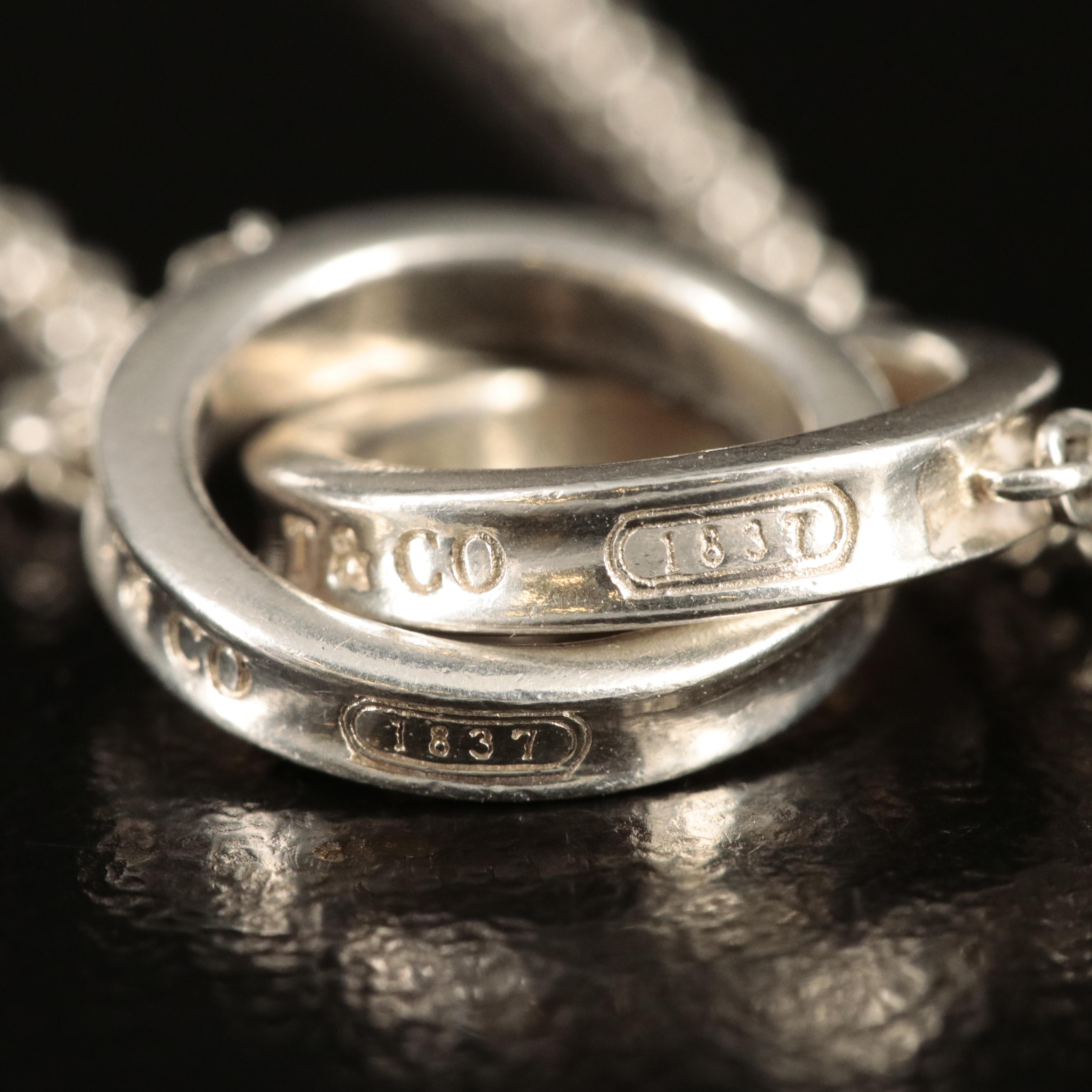 Tiffany & Co. "Atlas" Sterling Interlocking Circle Bracelet