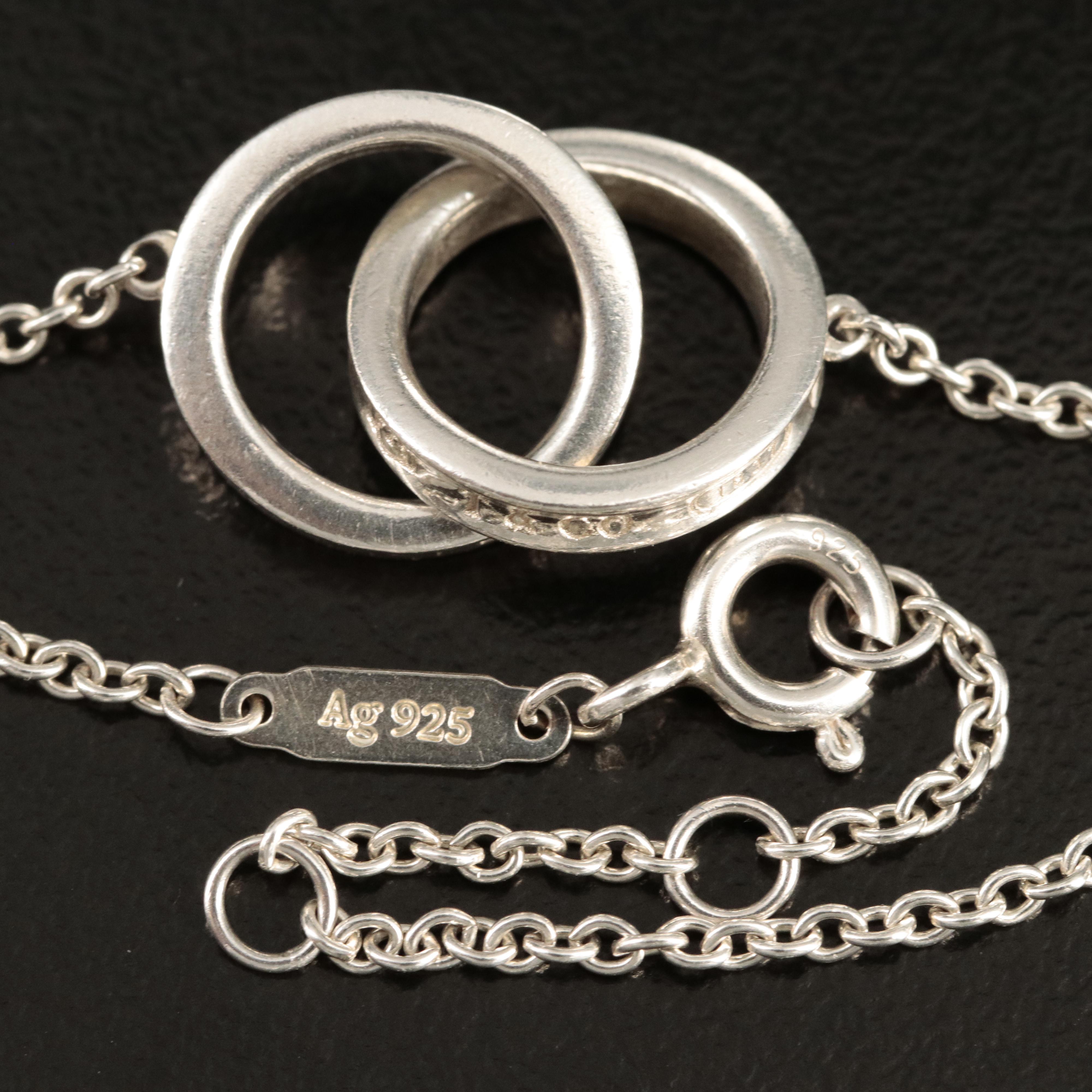 Tiffany & Co. "Atlas" Sterling Interlocking Circle Bracelet