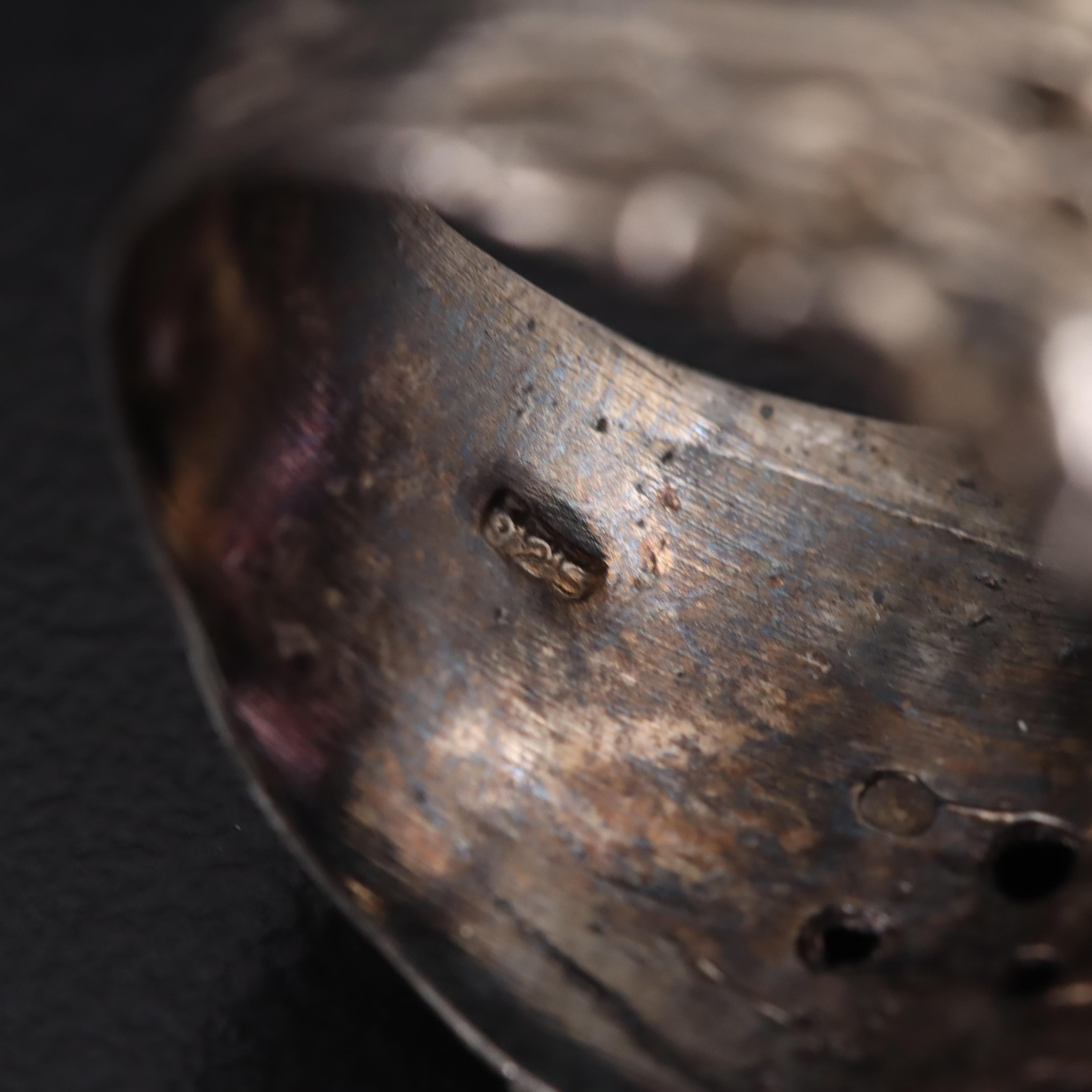 Sterling Amethyst and Topaz Organic Design Ring