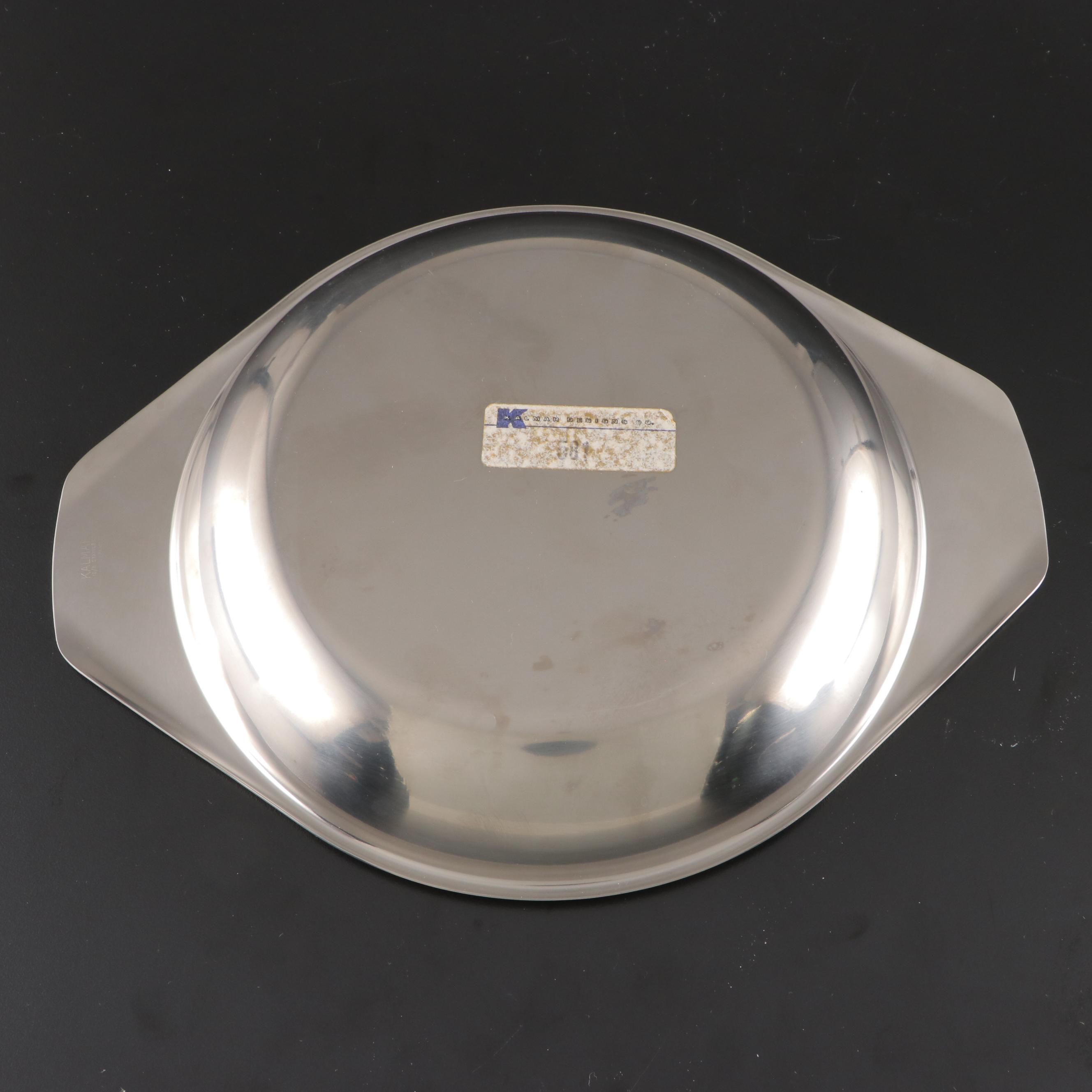 Queen City Silver Co. Art Deco Cream and Sugar with Other Silver Plate Serveware