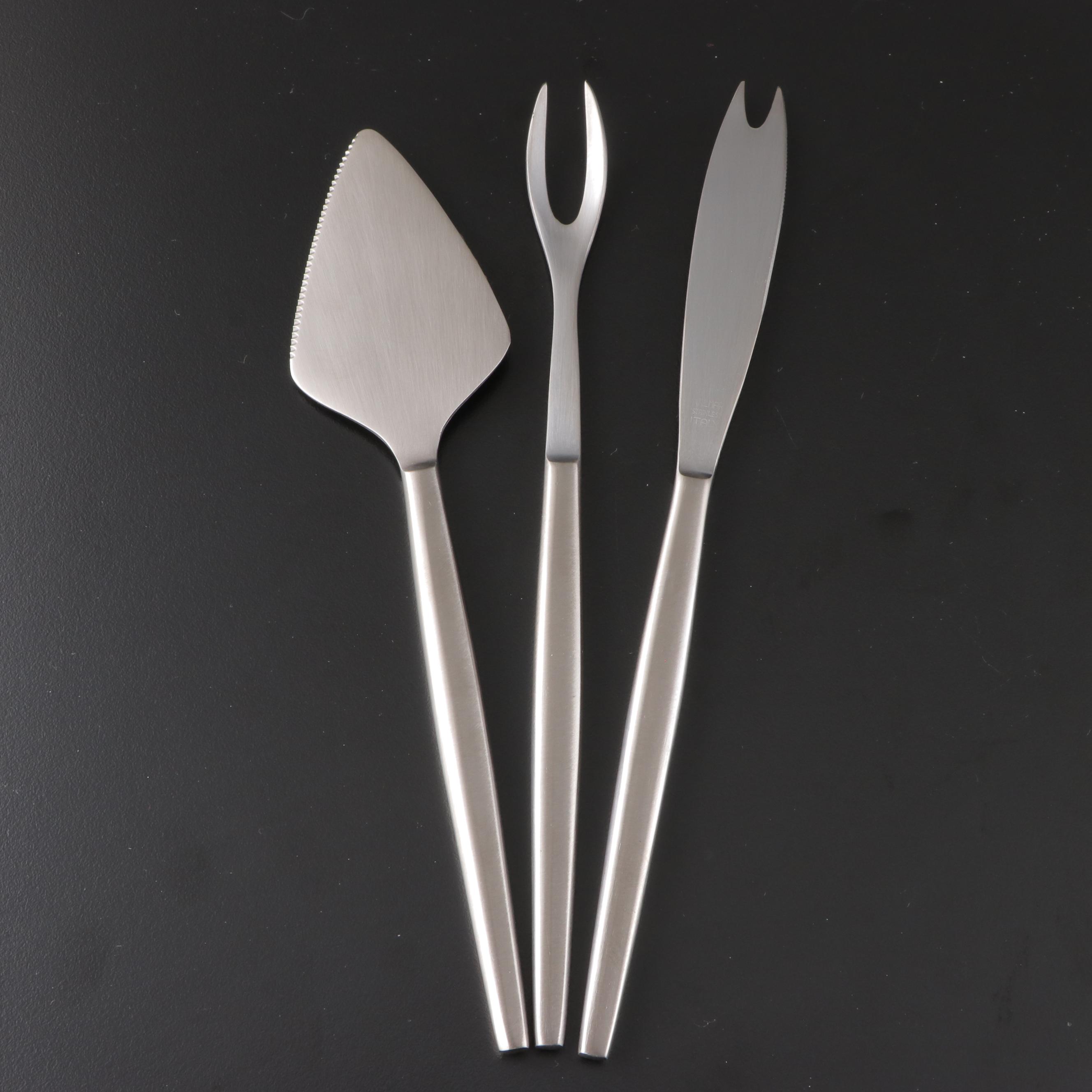 Queen City Silver Co. Art Deco Cream and Sugar with Other Silver Plate Serveware