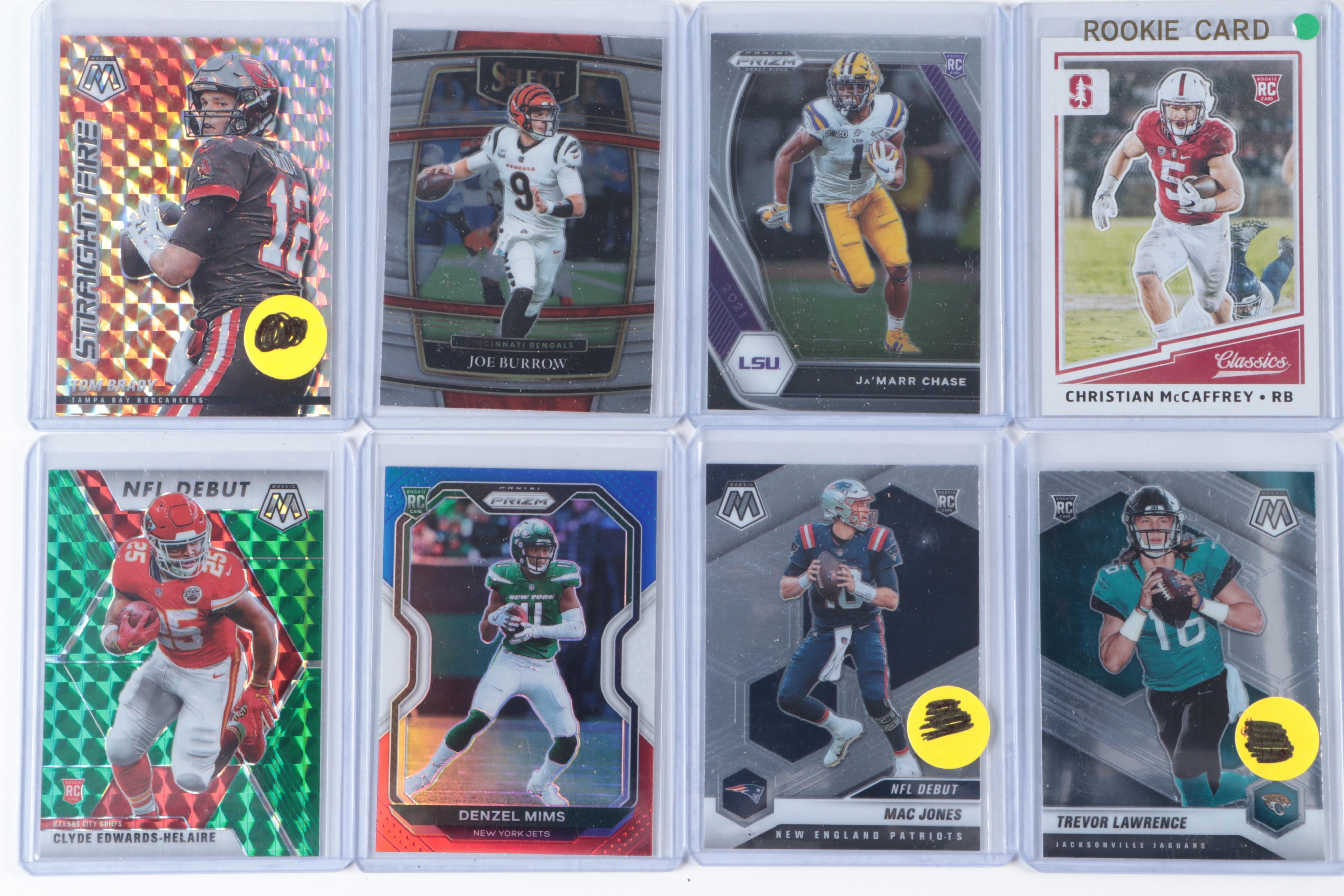 Panini Football Cards Including Chase, Other Rookies, Burrow, More, 2020s