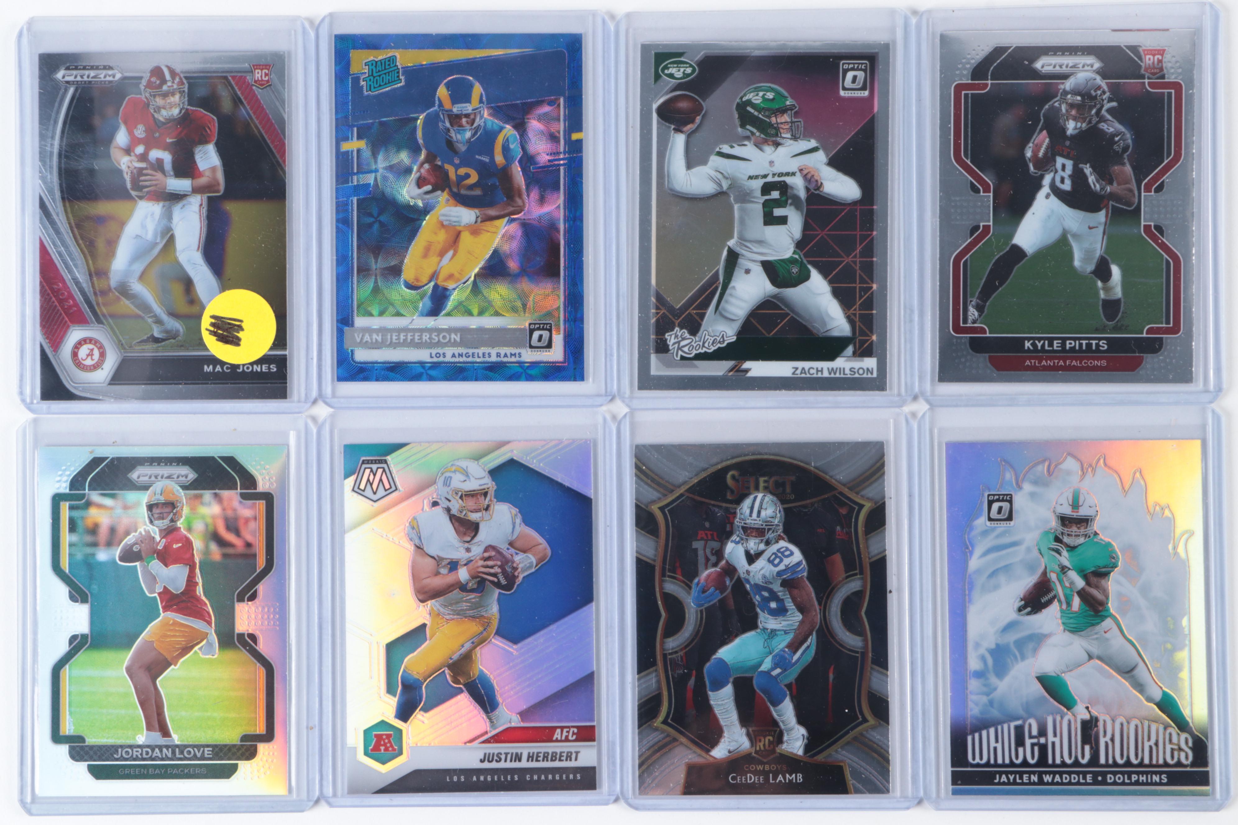 Panini Football Cards Including Chase, Other Rookies, Burrow, More, 2020s