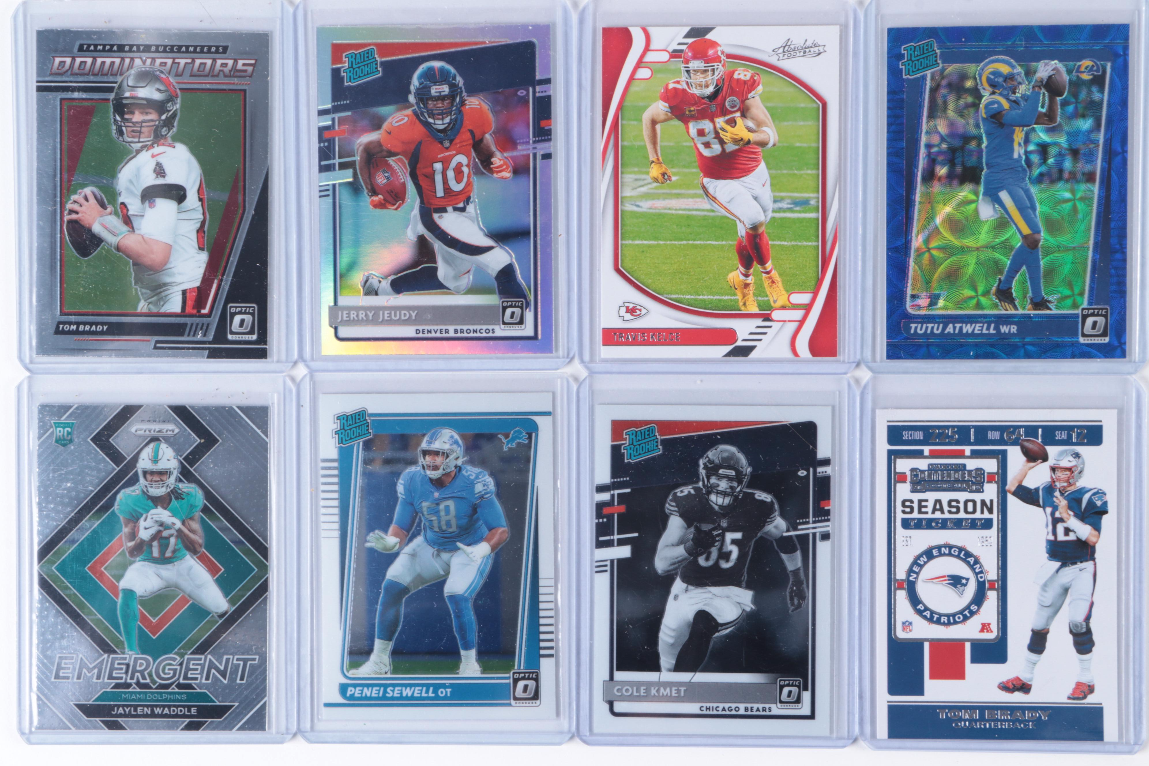Panini Football Cards Including Chase, Other Rookies, Burrow, More, 2020s
