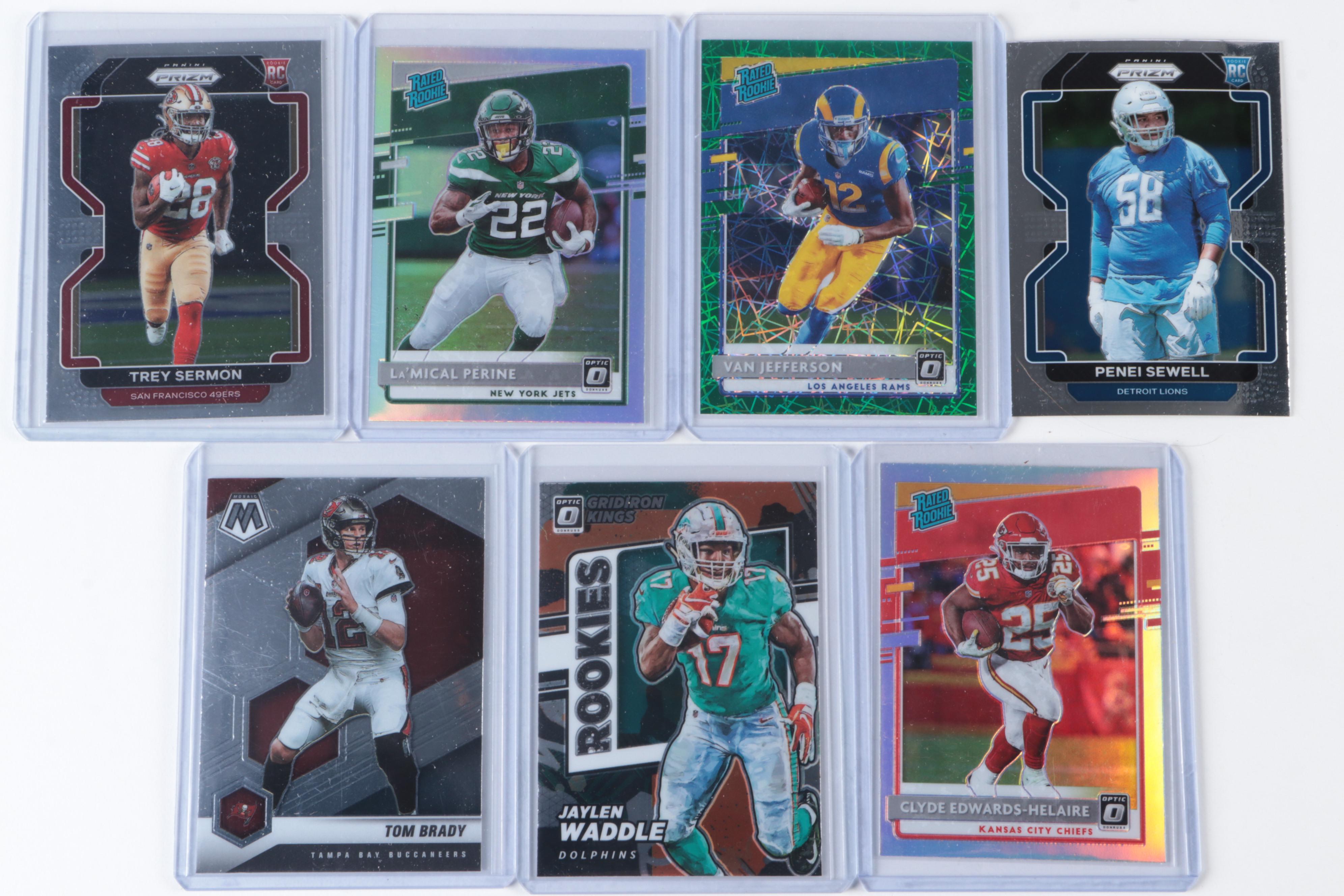 Panini Football Cards Including Chase, Other Rookies, Burrow, More, 2020s