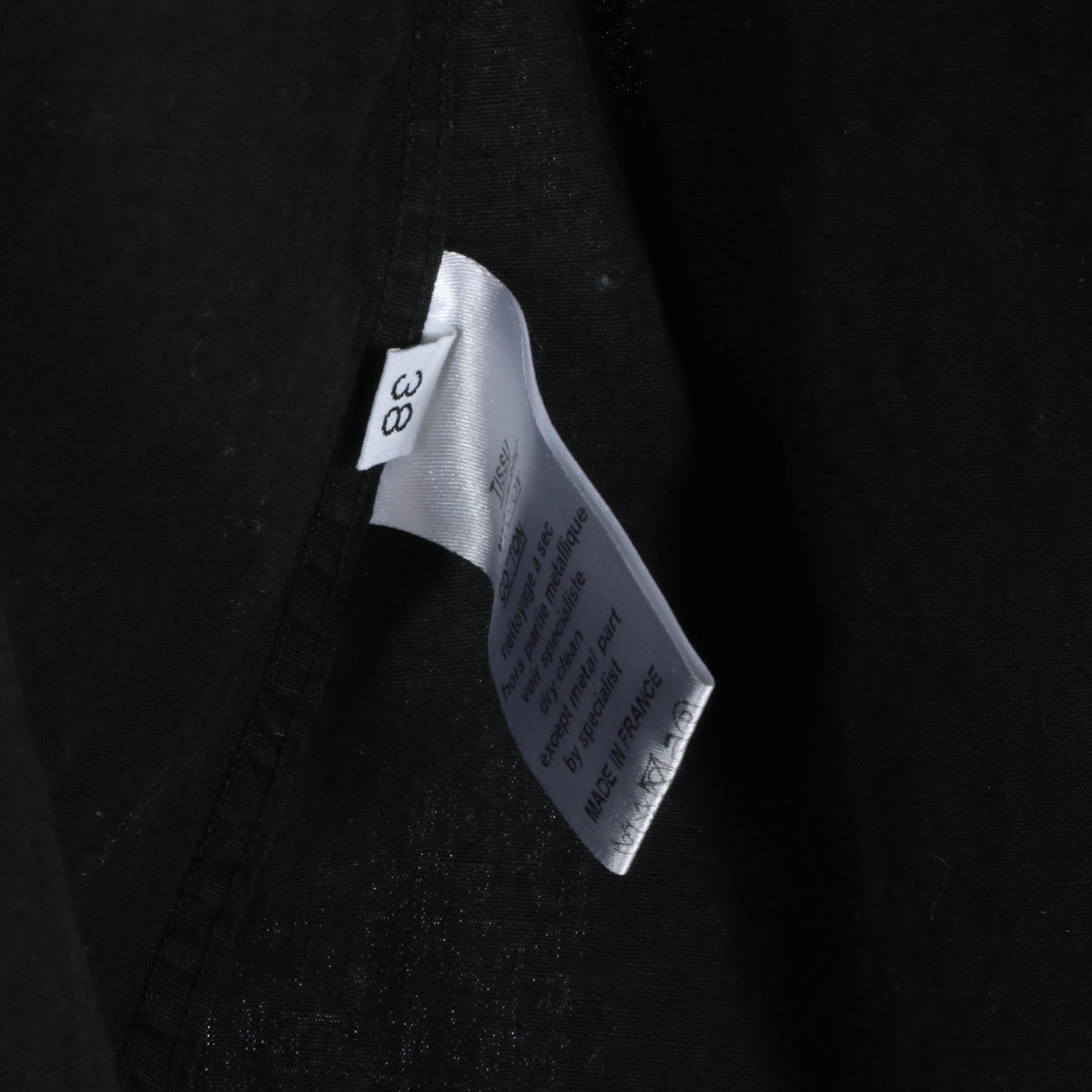 Balmain Eagle Logo Button-Up Shirt with Embroidered Patch