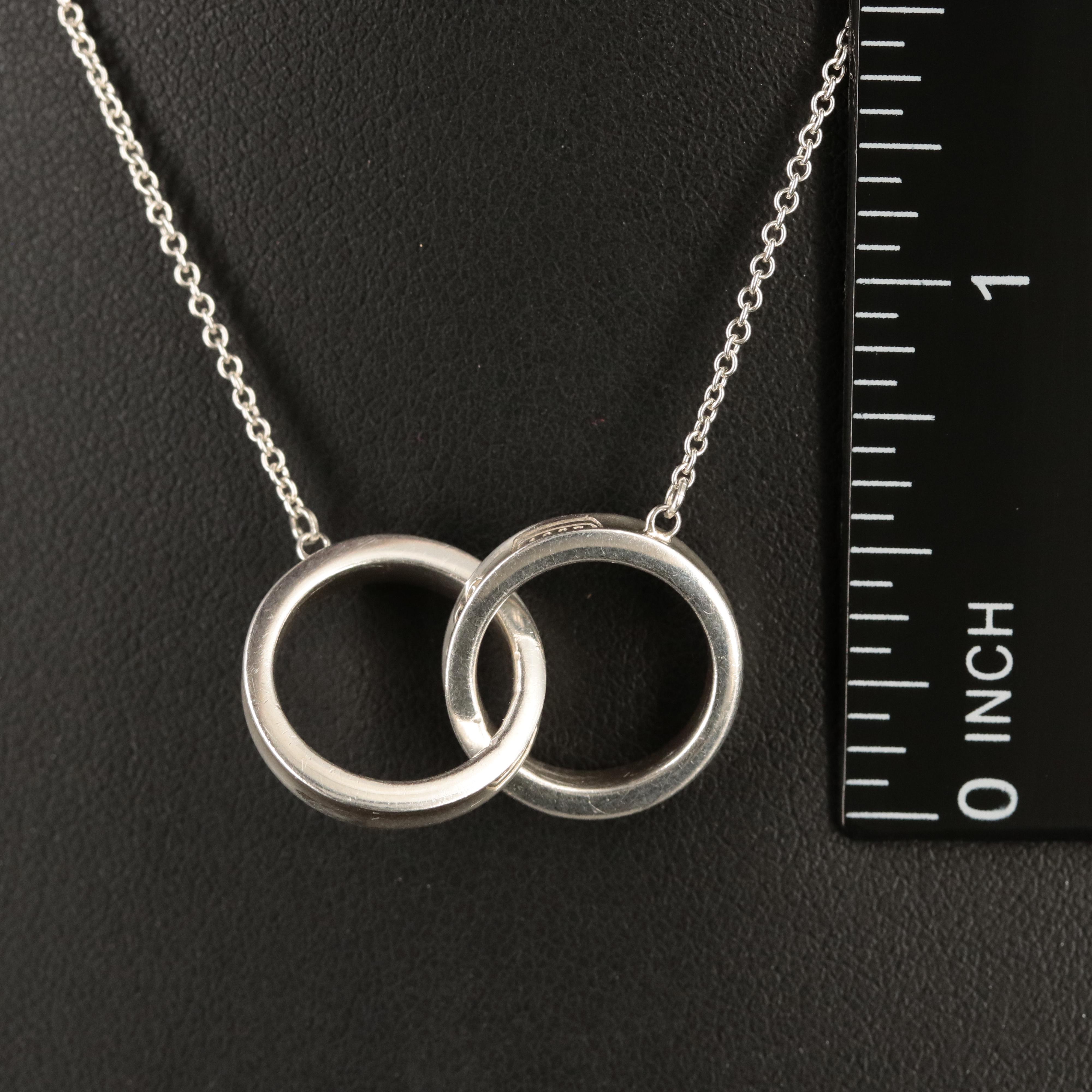 Tiffany & Co. "1837" Sterling Interlocking Circles Necklace