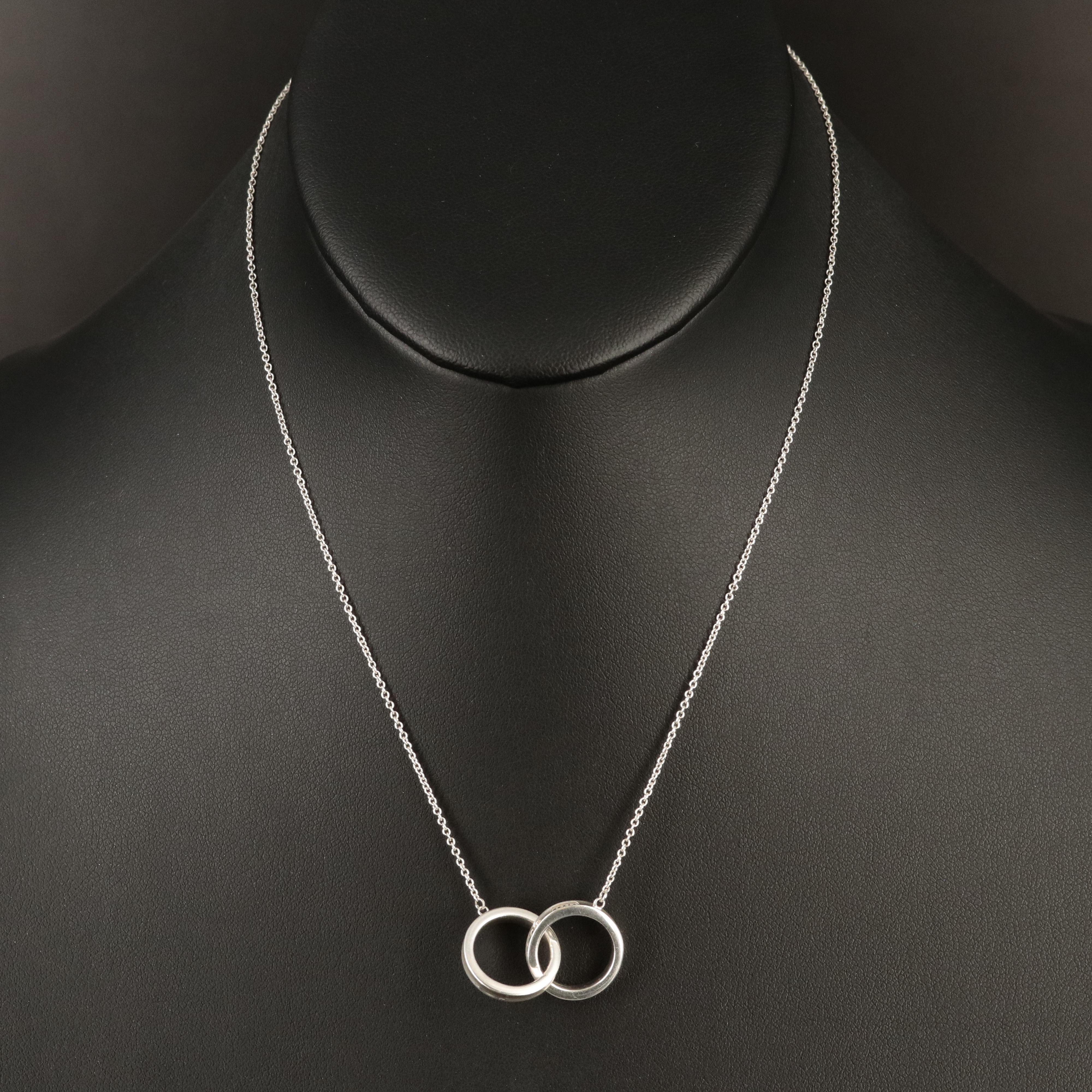 Tiffany & Co. "1837" Sterling Interlocking Circles Necklace