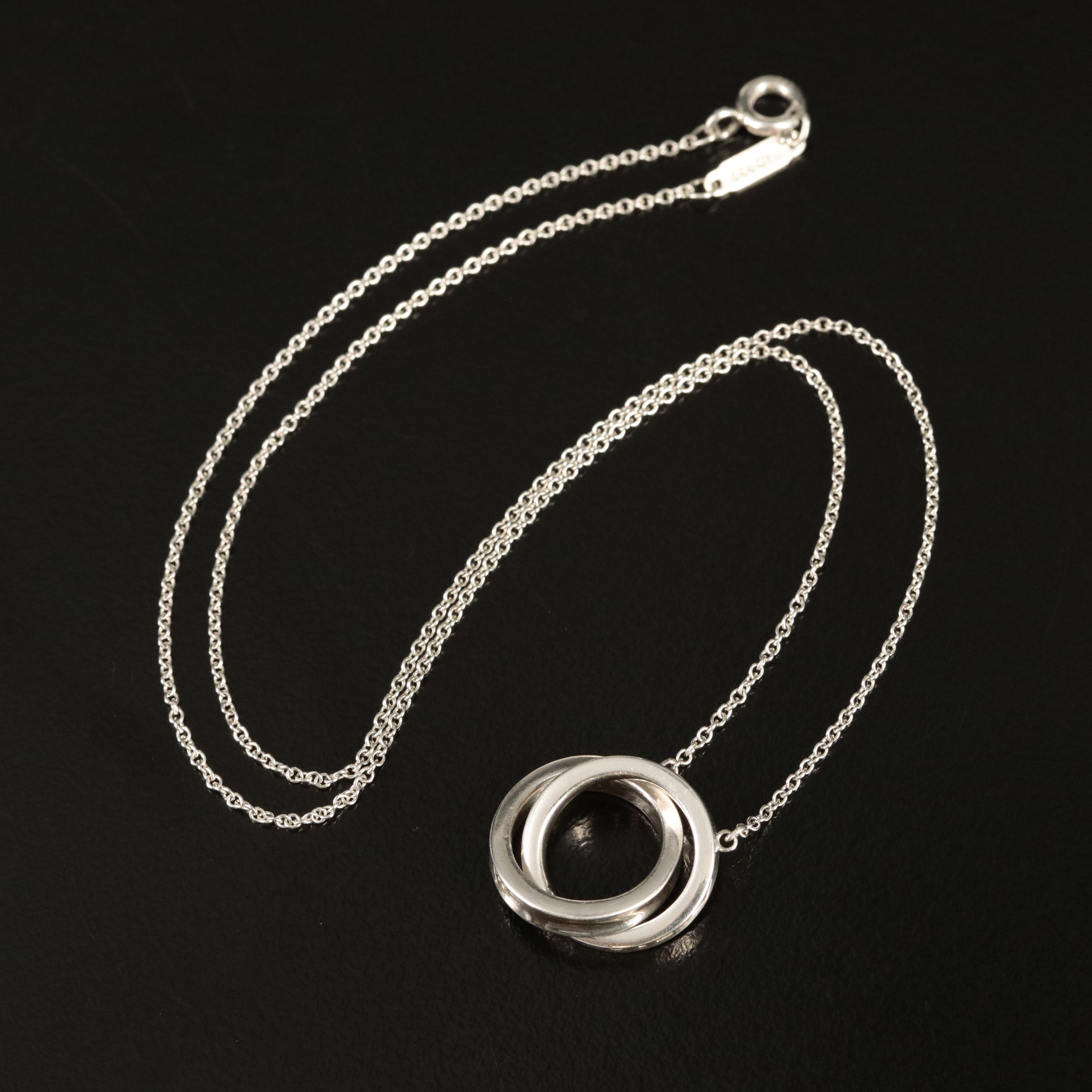 Tiffany & Co. "1837" Sterling Interlocking Circles Necklace