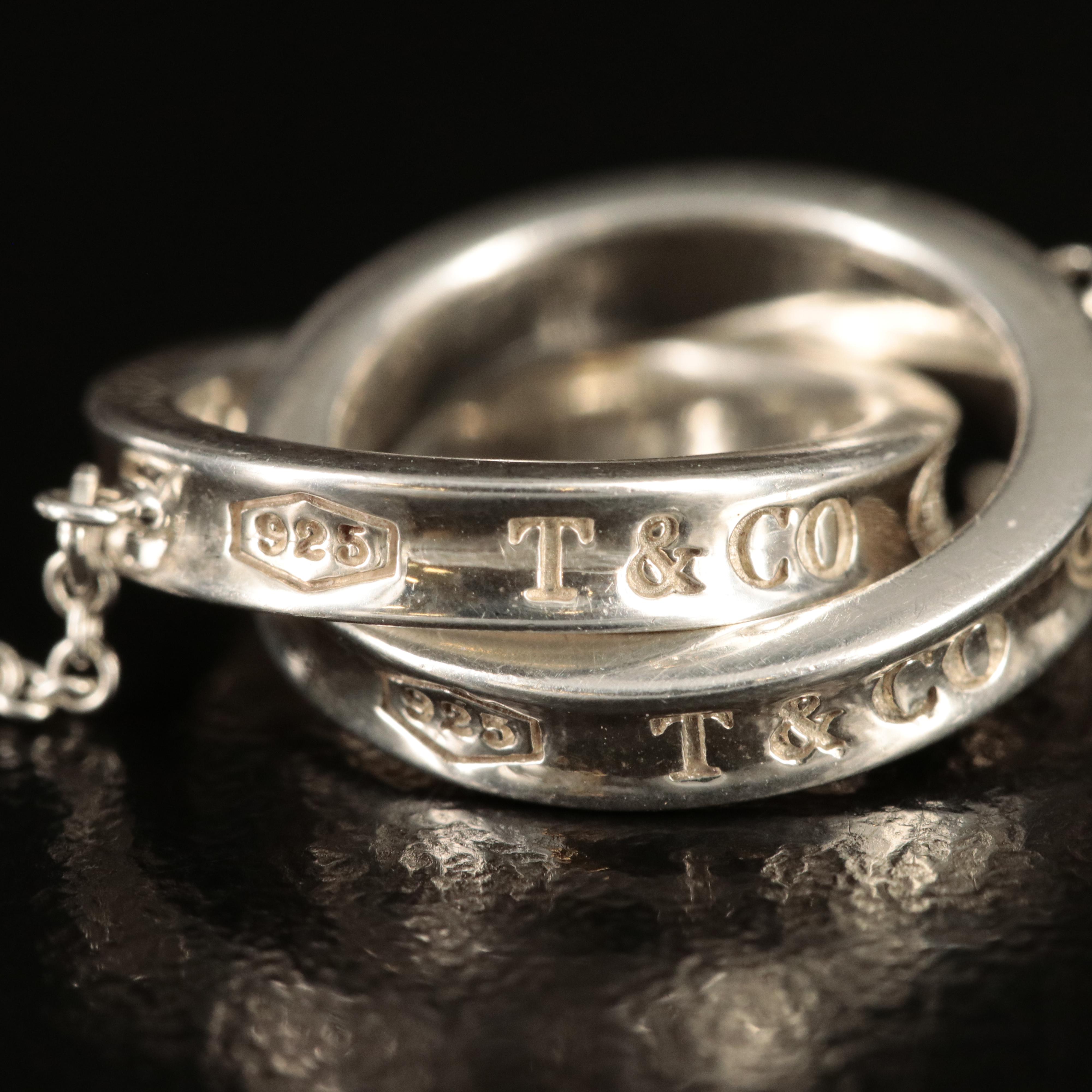 Tiffany & Co. "1837" Sterling Interlocking Circles Necklace