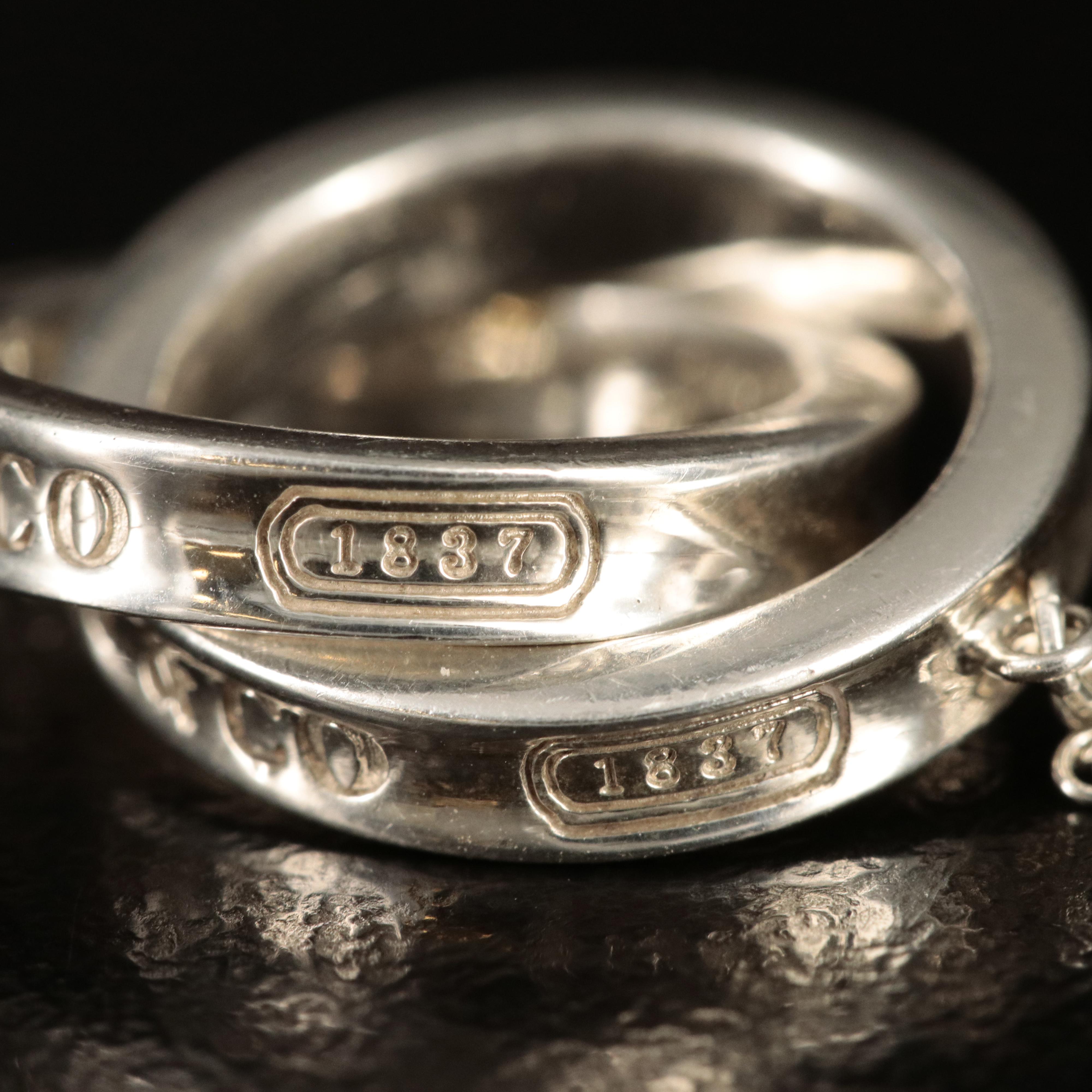 Tiffany & Co. "1837" Sterling Interlocking Circles Necklace