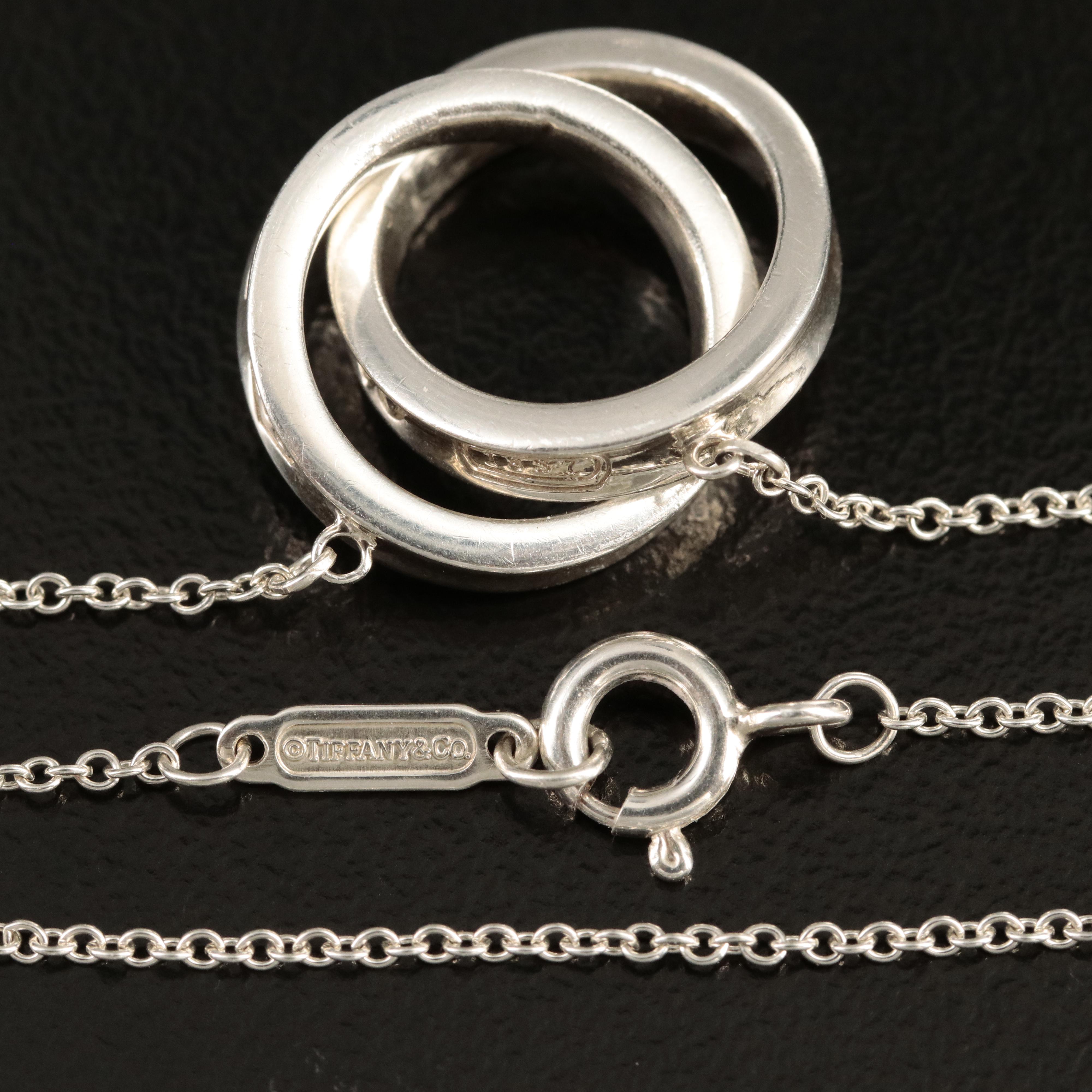 Tiffany & Co. "1837" Sterling Interlocking Circles Necklace