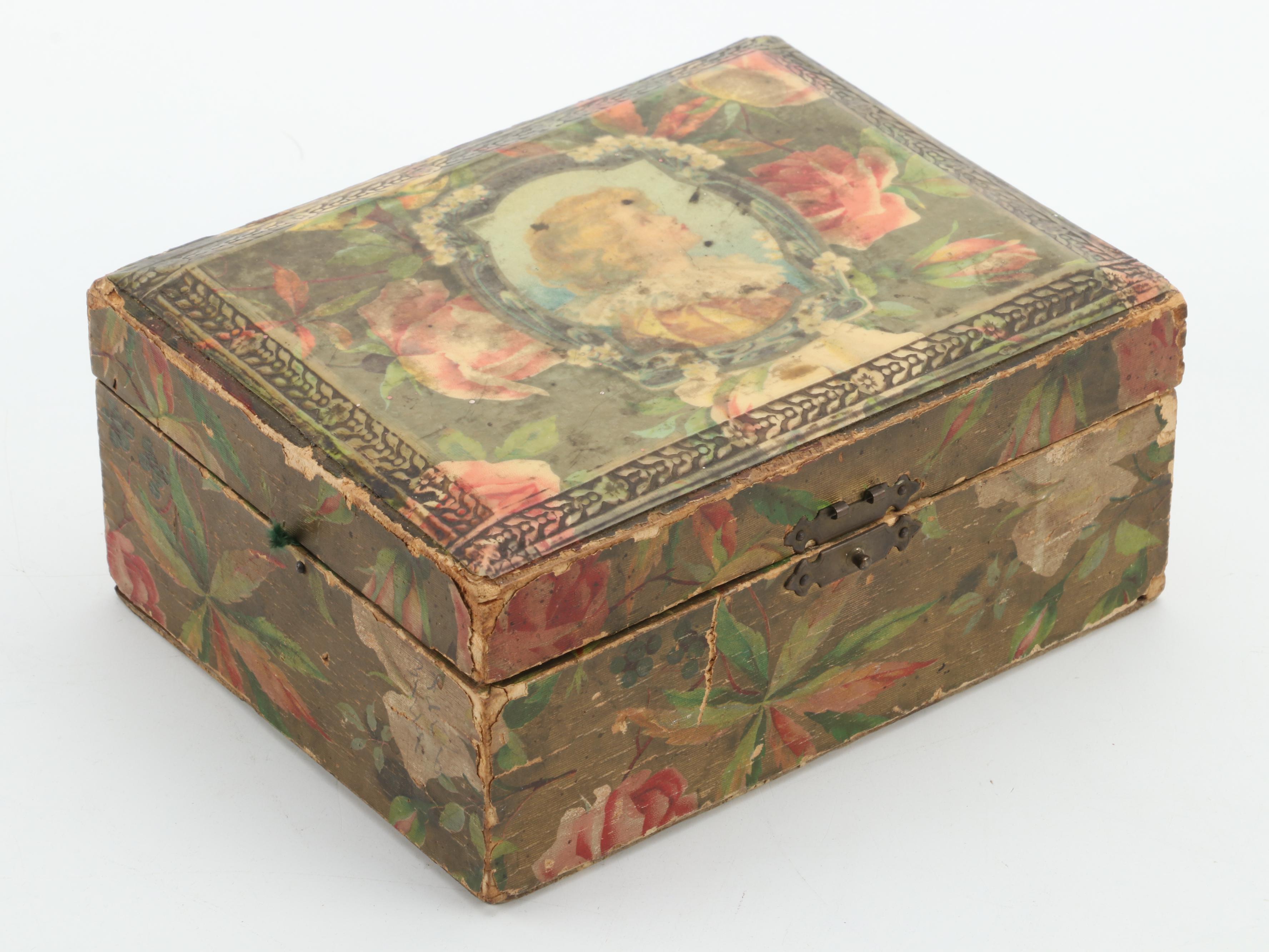 French and Other Victorian and Art Nouveau Boxes, Late 19th / Early 20th Century